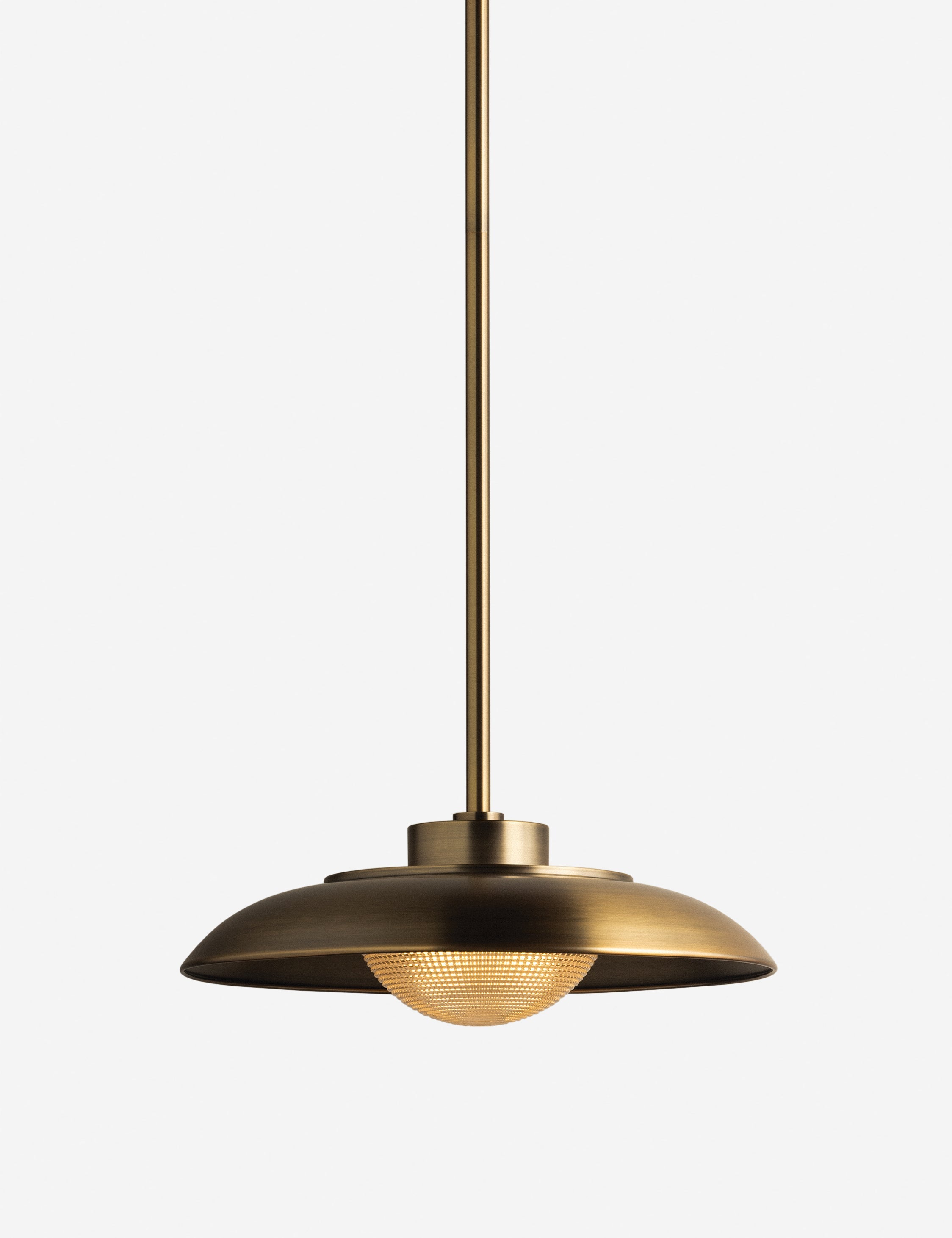 Lulu and Georgia Toro Pendant Light – Aged Brass - view 2