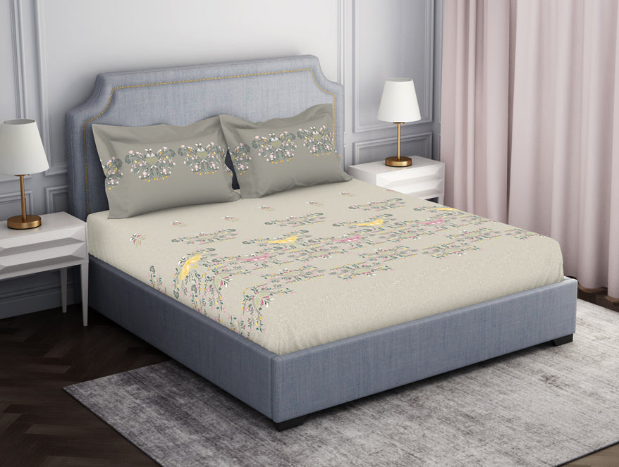 Spaces India Youthopia Floral 100% Cotton Double Bedsheet - Essentials by Spaces - view 2