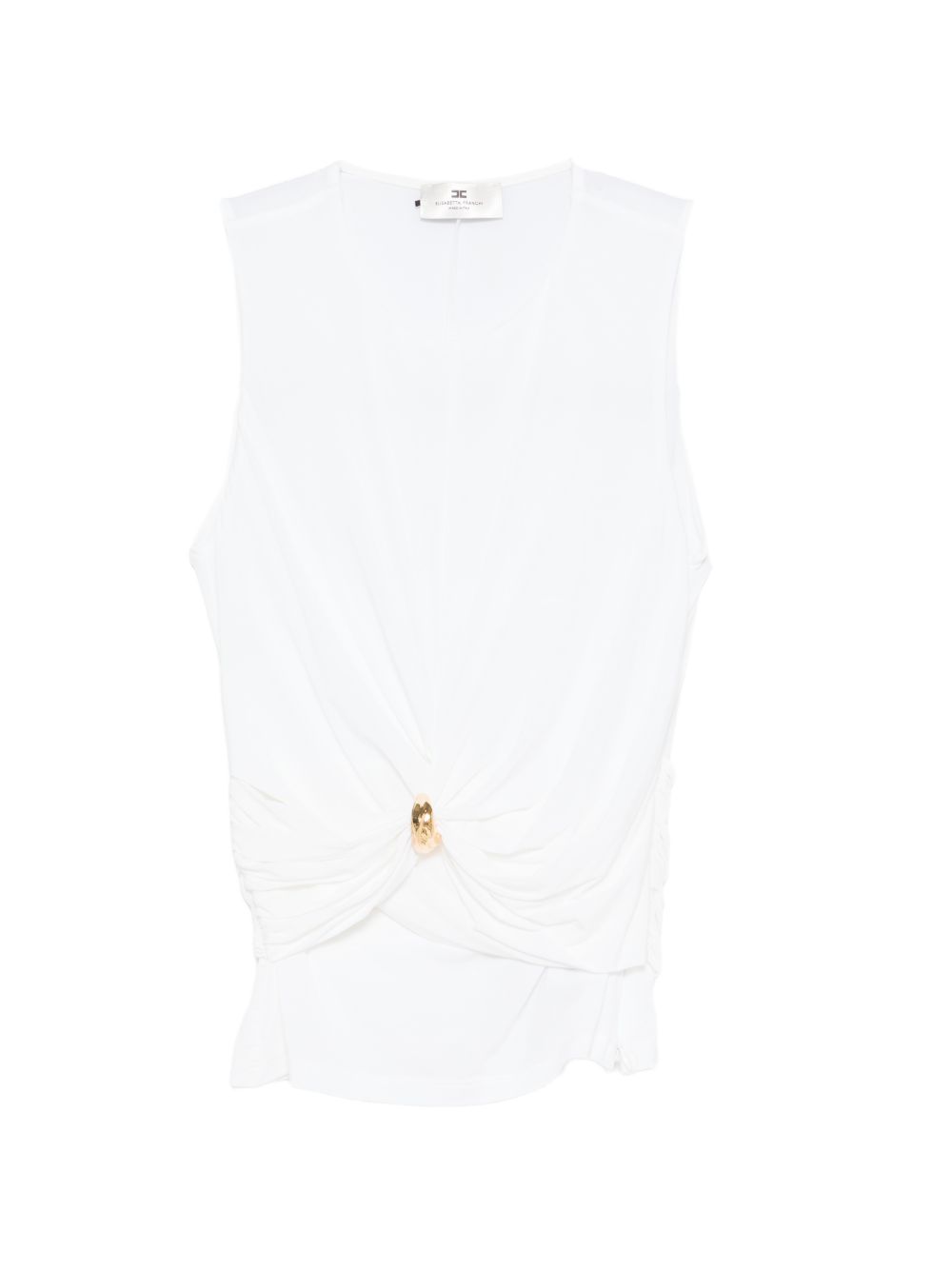 Elisabetta franchi t-shirts – Elisabetta Franchi Sleeveless top – 92% Viscose 08% Elastane