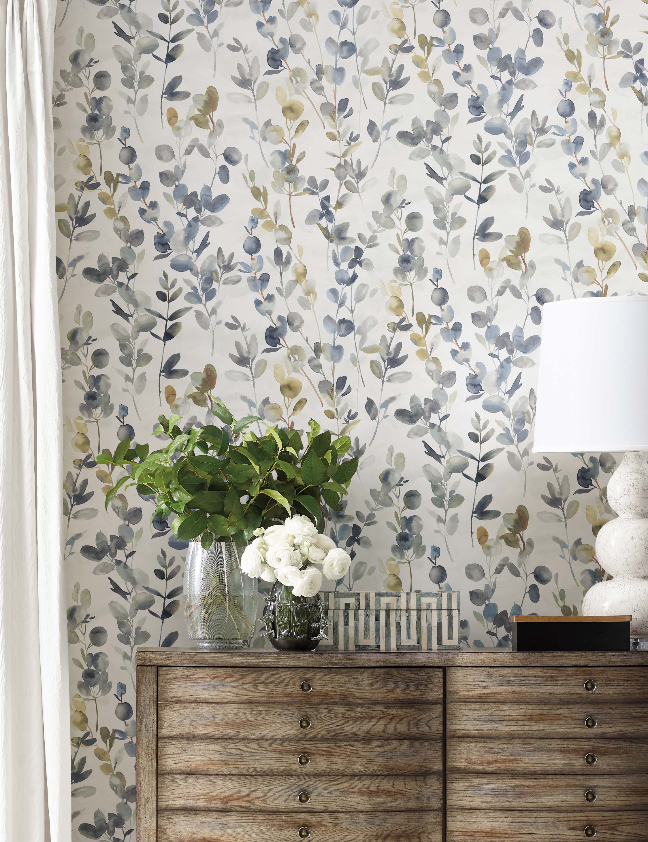 Lulu and Georgia Joyful Eucalyptus Wallpaper by Candice Olson - view 10