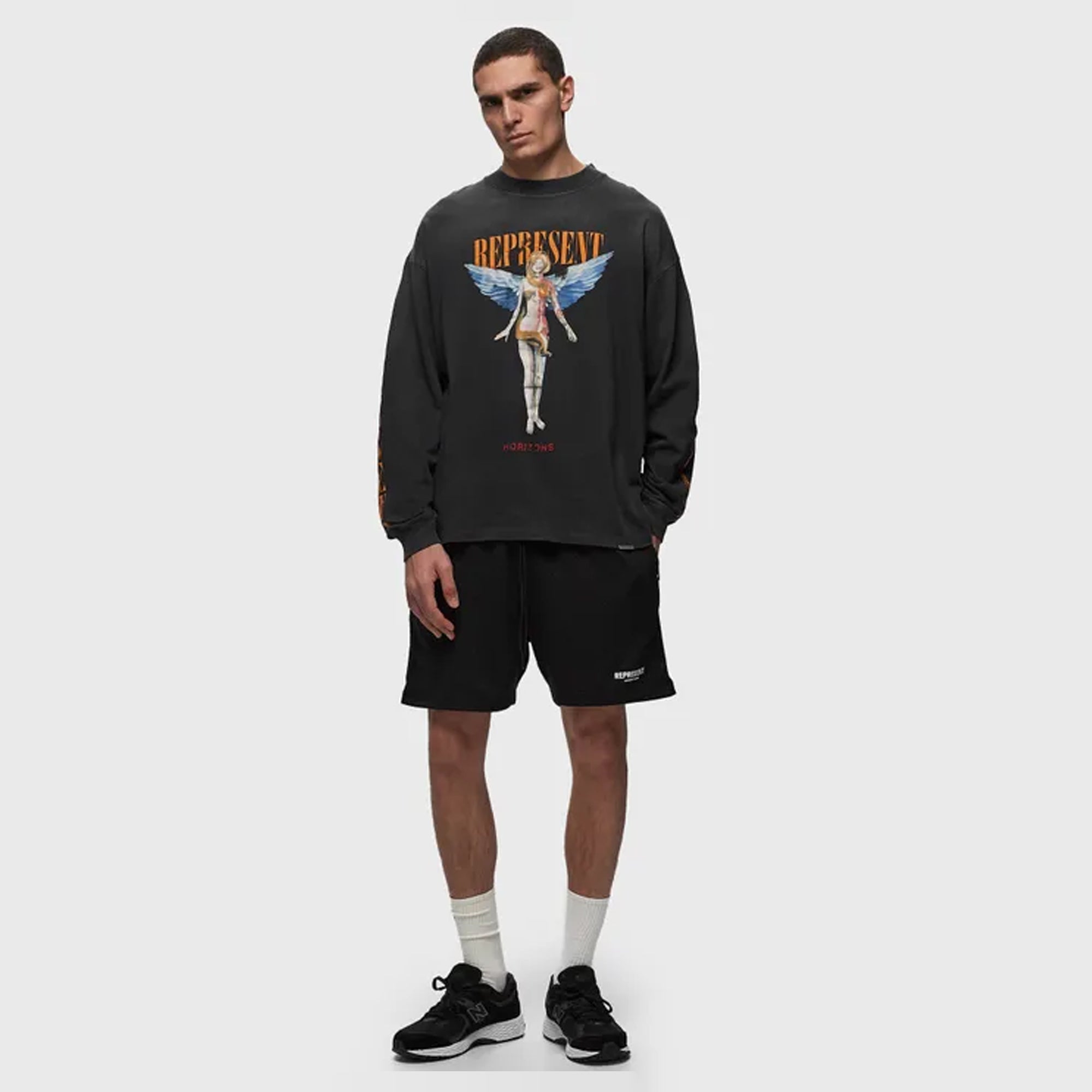 Represent | OWNERS CLUB MESH SHORT { BLACK