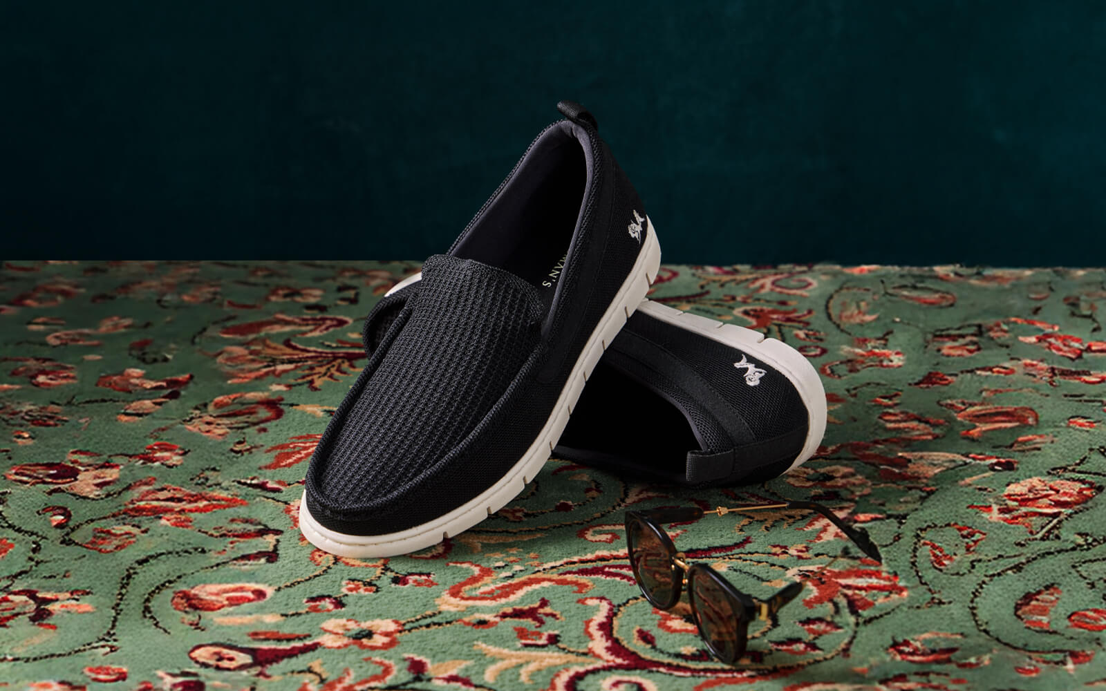 Neeman's Flex Knit Loafers : Black - view 2