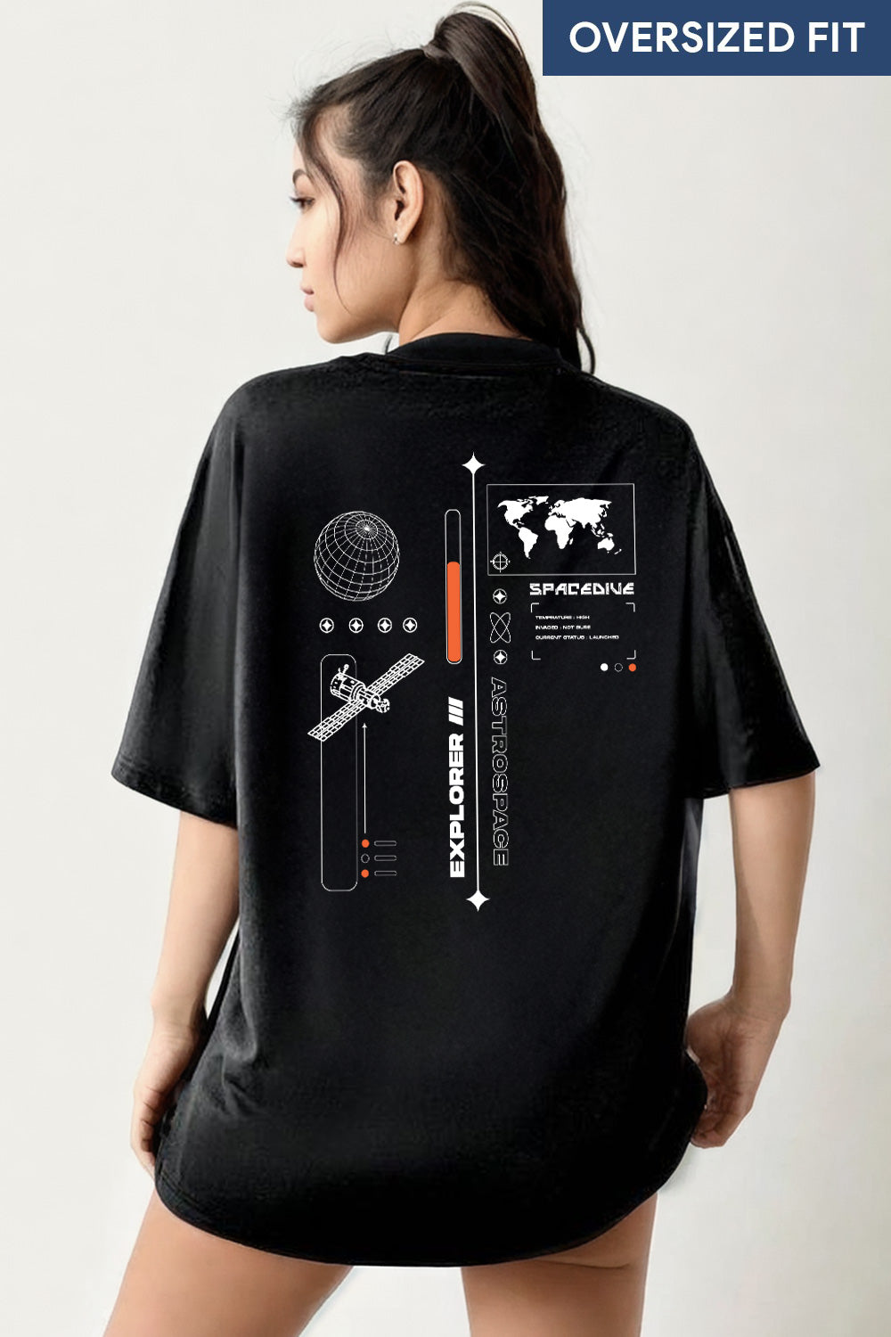 BlackTree(THHOR SERIES)Oversized Tee for girls