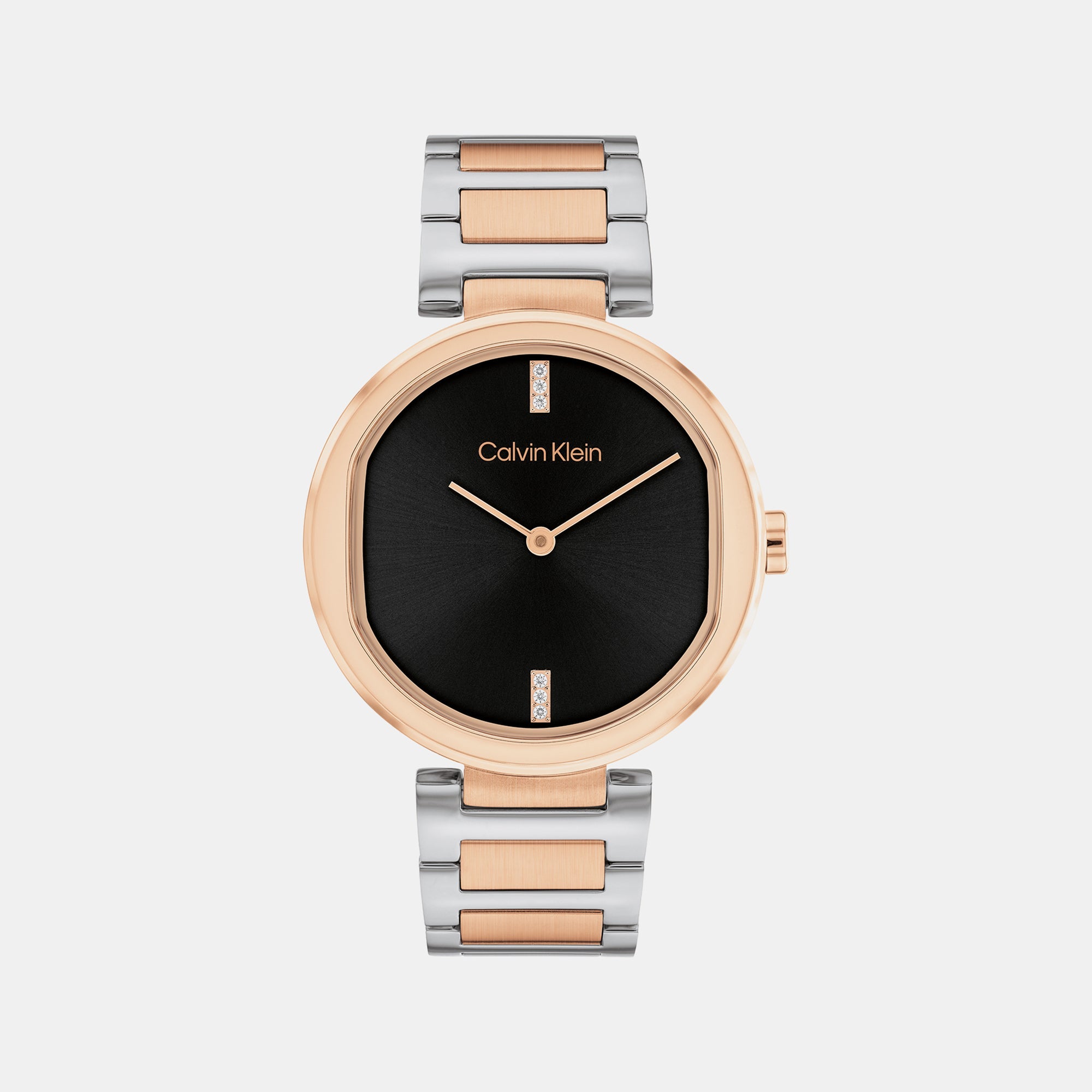 Calvin Klein Ck Sensation Women Quartz Black Dial Analog Stainless Steel Watch 25200432