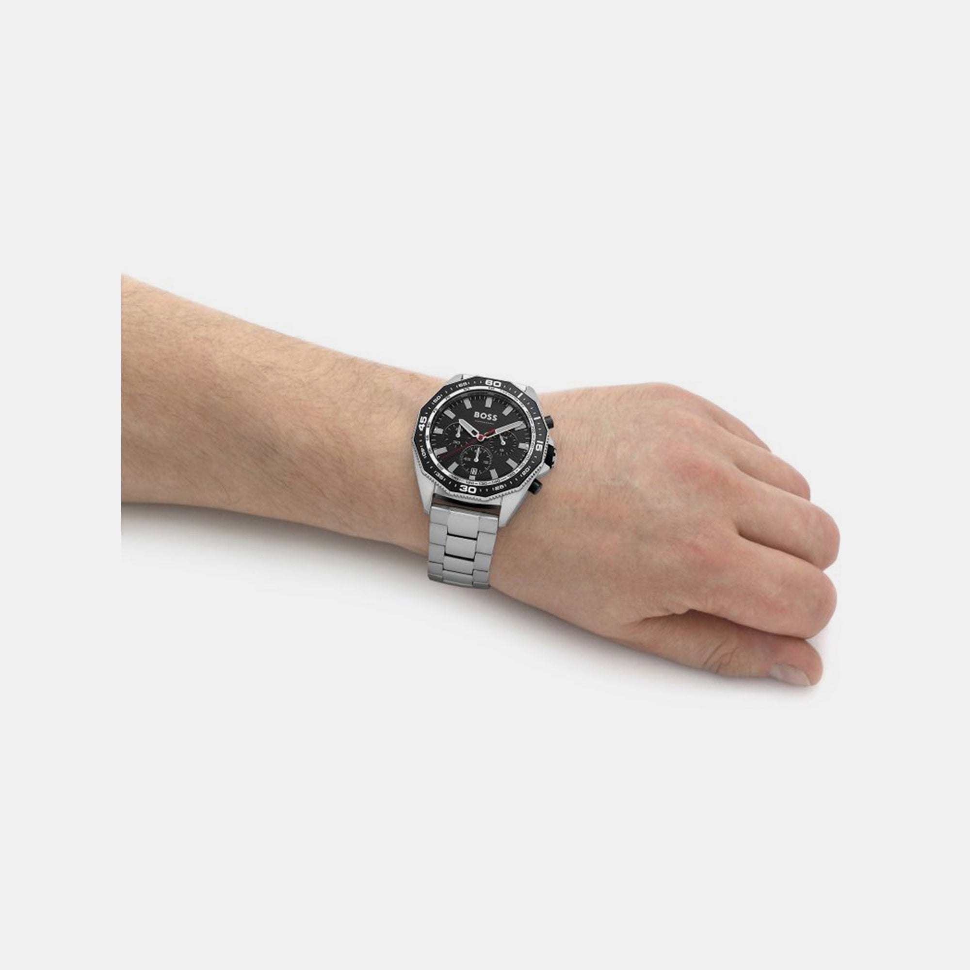 Boss Energy Men Quartz Black Dial Chronograph Stainless Steel Watch 1513971 - view 7