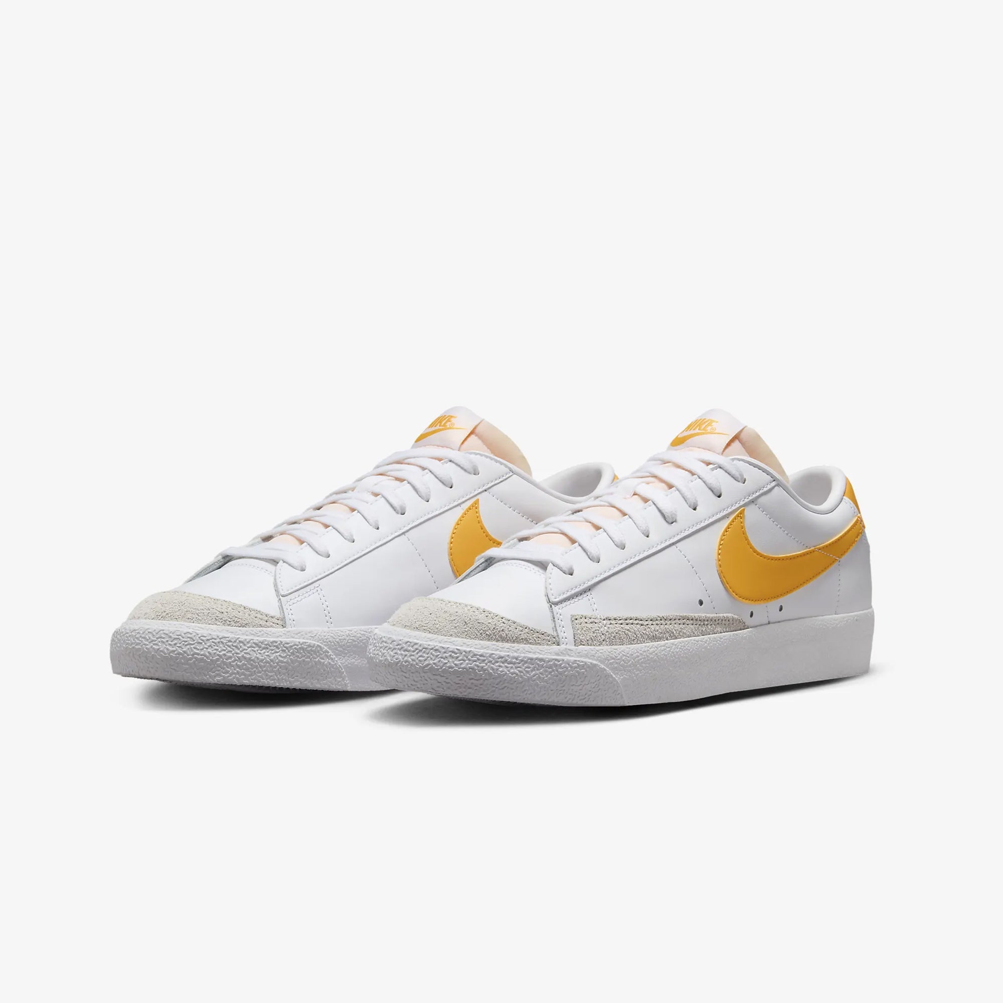Nike | BLAZER LOW '77 VINTAGE { WHITE/UNIVERSITY GOLD-PHANTOM - view 2