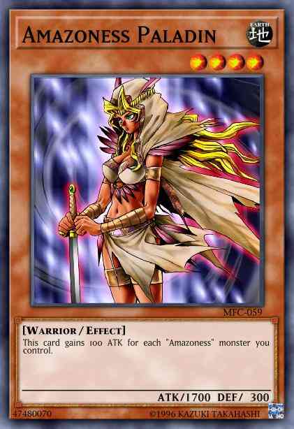 Yu-Gi-Oh! Amazoness Paladin - GLD3-EN004 - Common - Limited