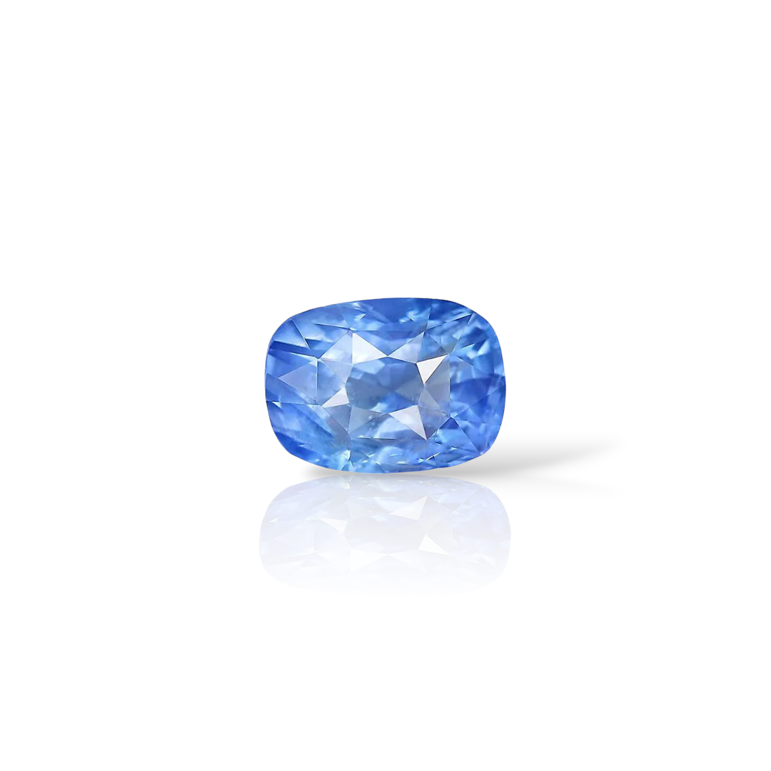 Gemsmantra Blue Sapphire (6.61 Ratti, 6.01 Carat)