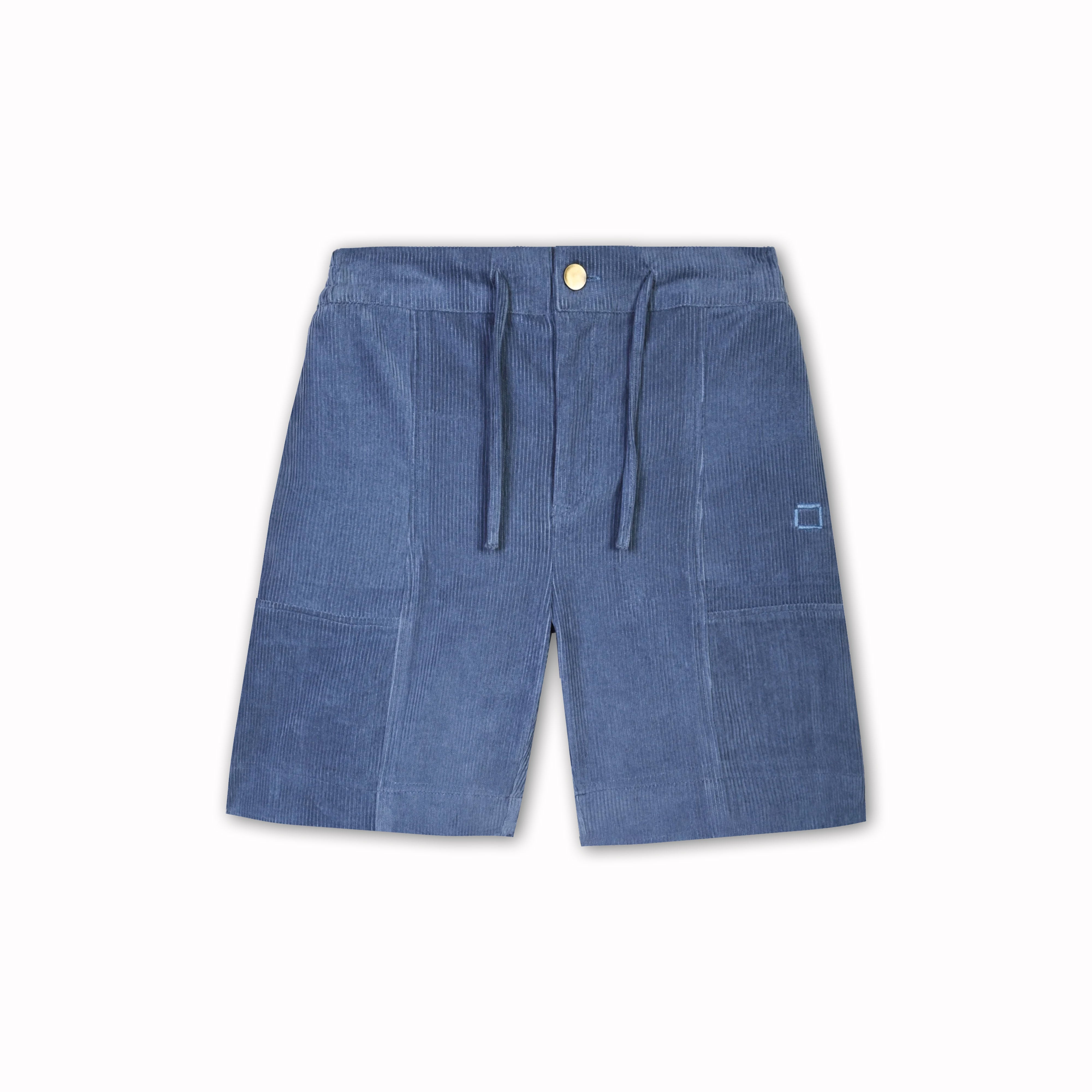 Superkicks | Corduroy Shorts { Estate Blue
