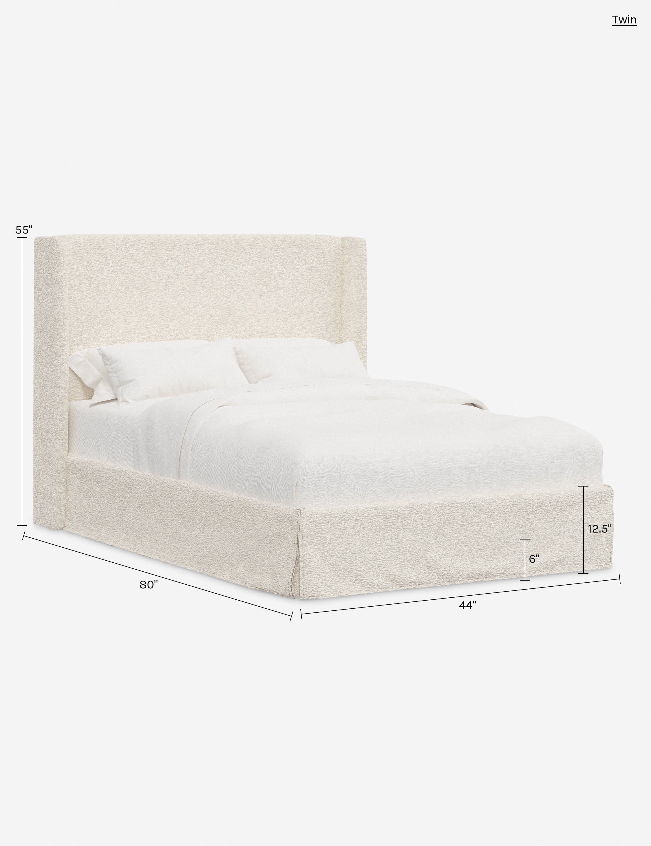 Lulu and Georgia Adara Slipcover Bed - view 125