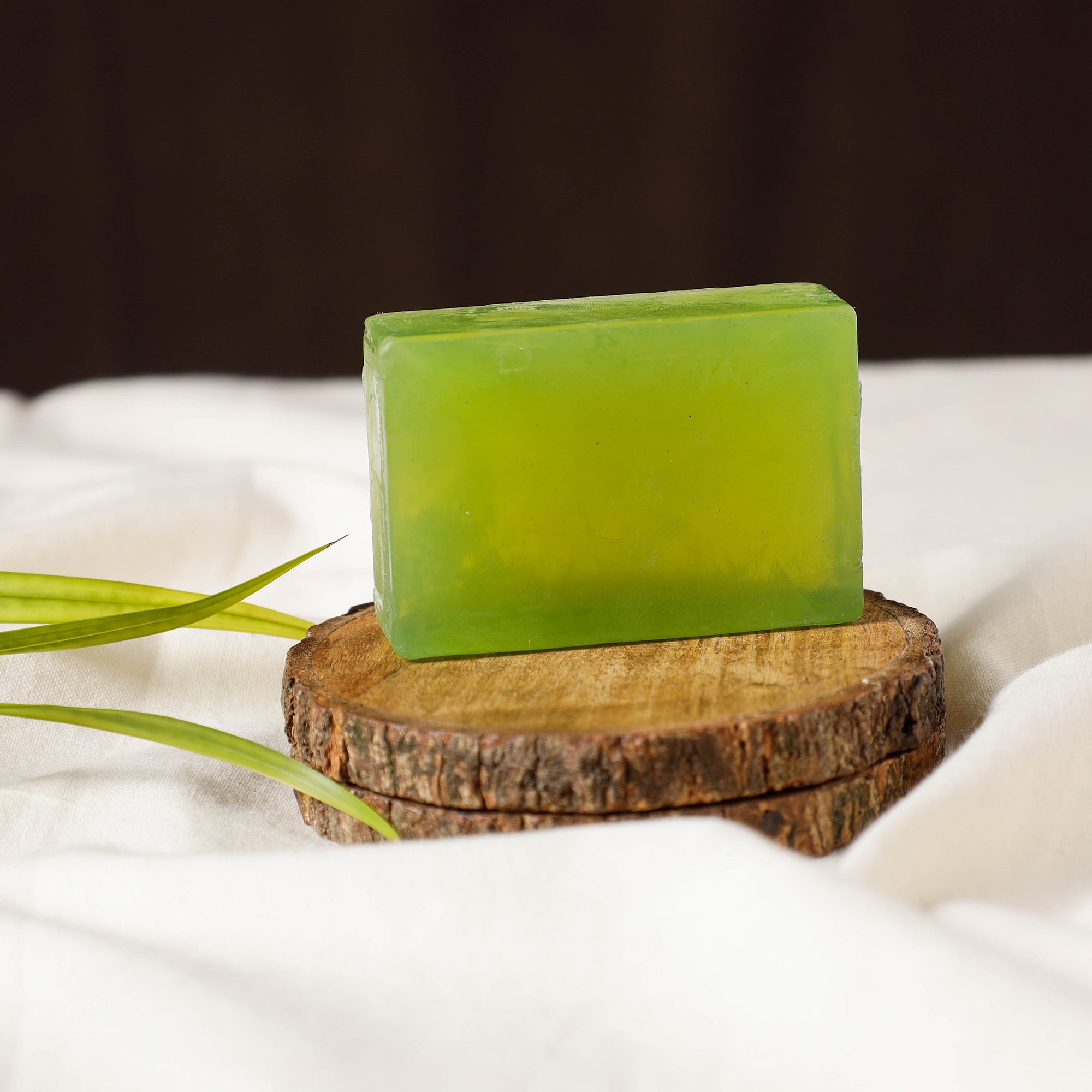 ITOKRI CRAFTS INITIATIVE Bihra Handmade Natural Aloevera Soap (100gm) - view 2