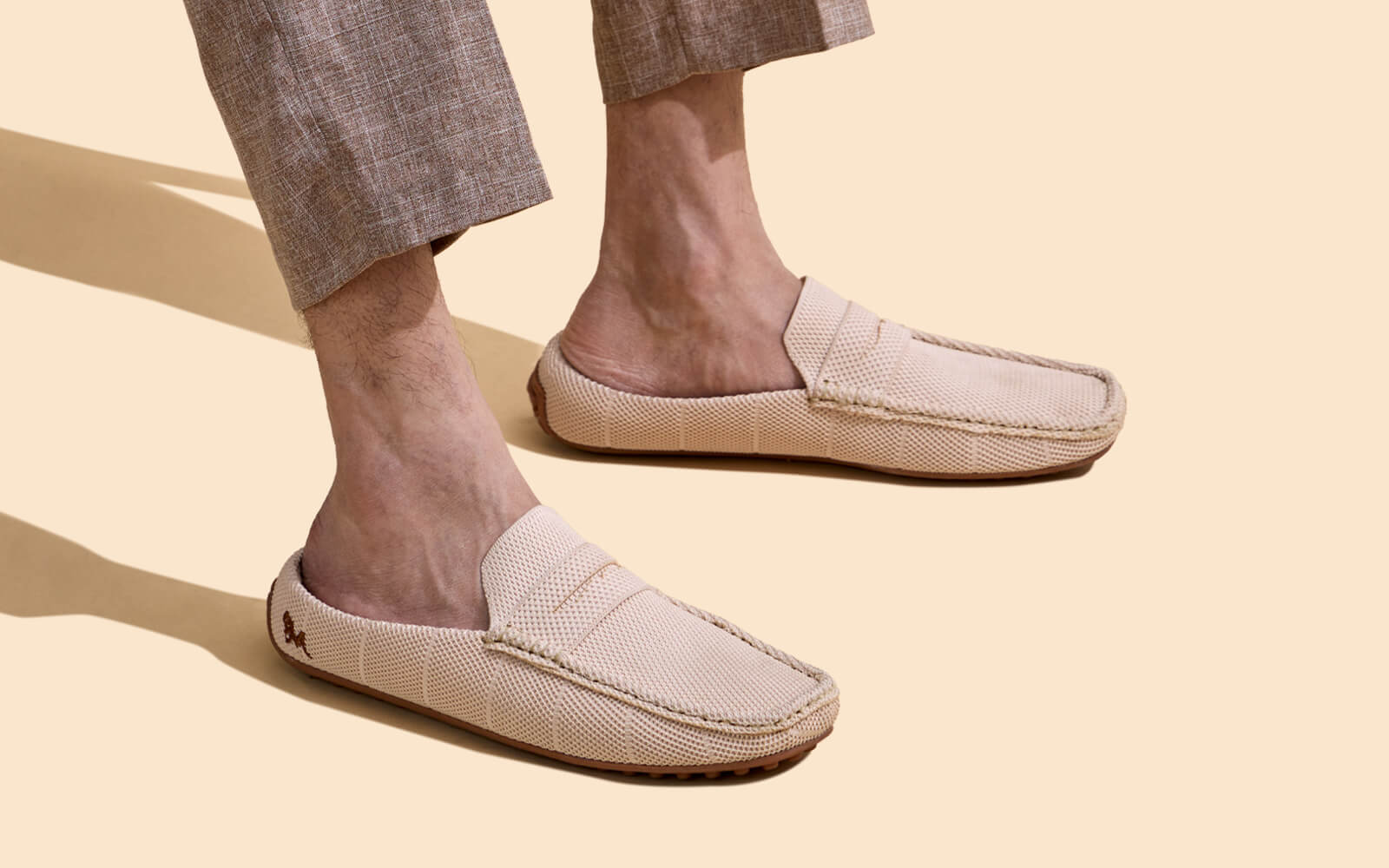 Neeman's Relive Knit Mules : Beige - view 9