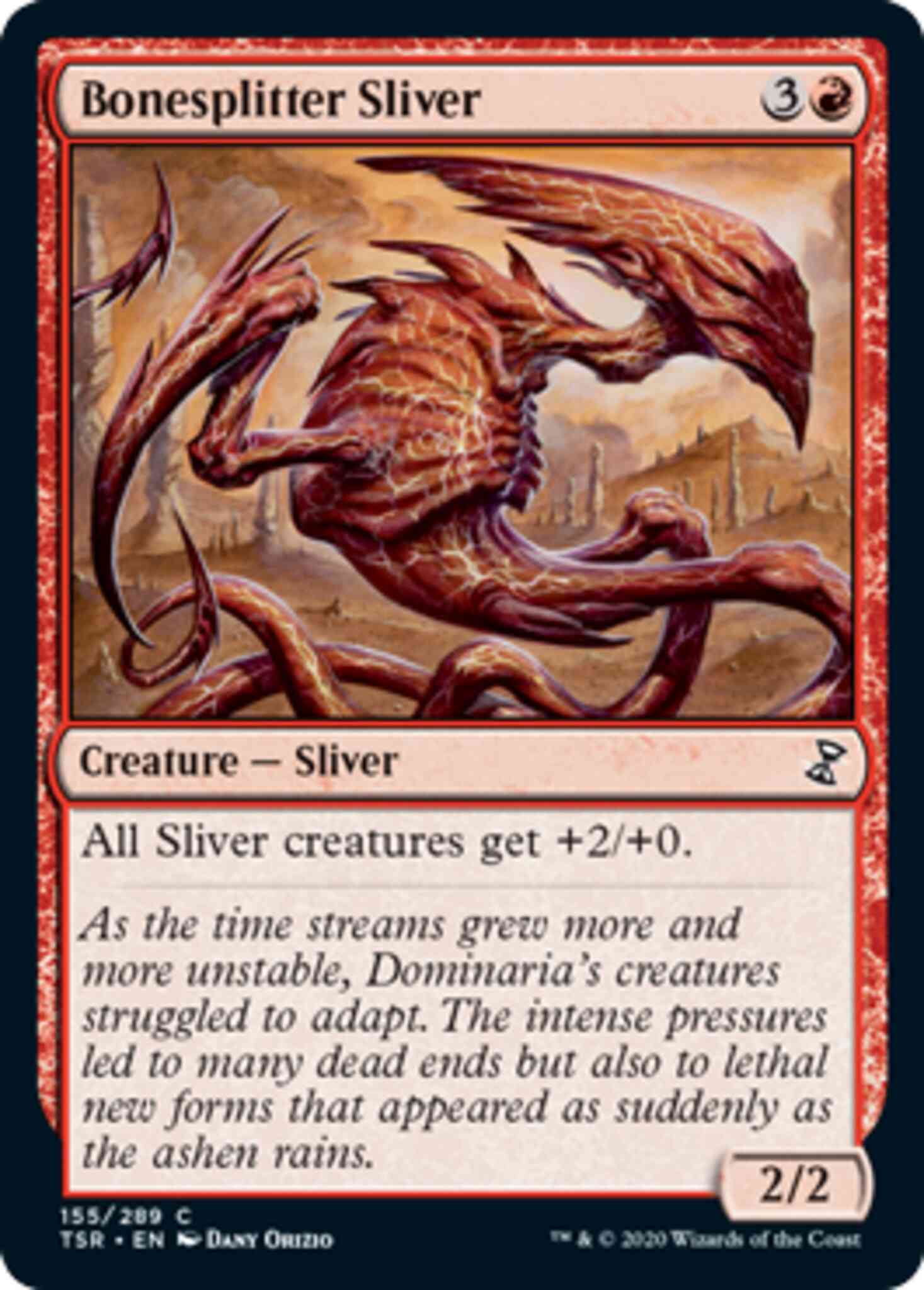 Bonesplitter sliver 155 – Magic Bonesplitter Sliver [155] [Time Spiral Remastered] [Non-Foil]