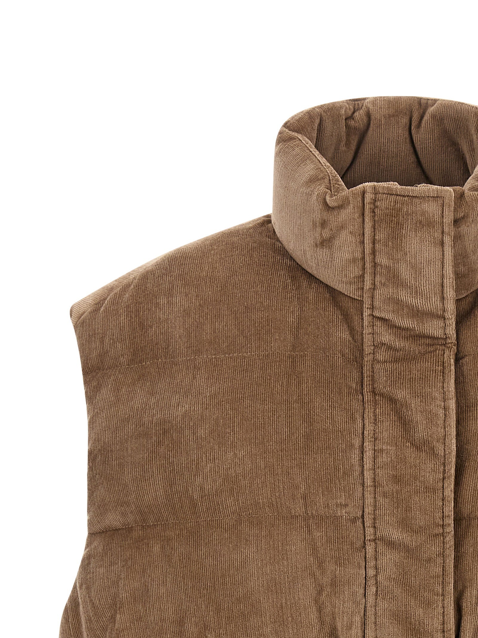 Brunello Cucinelli Corduroy Waistcoat – 93% viscose 7% cachemire - view 3