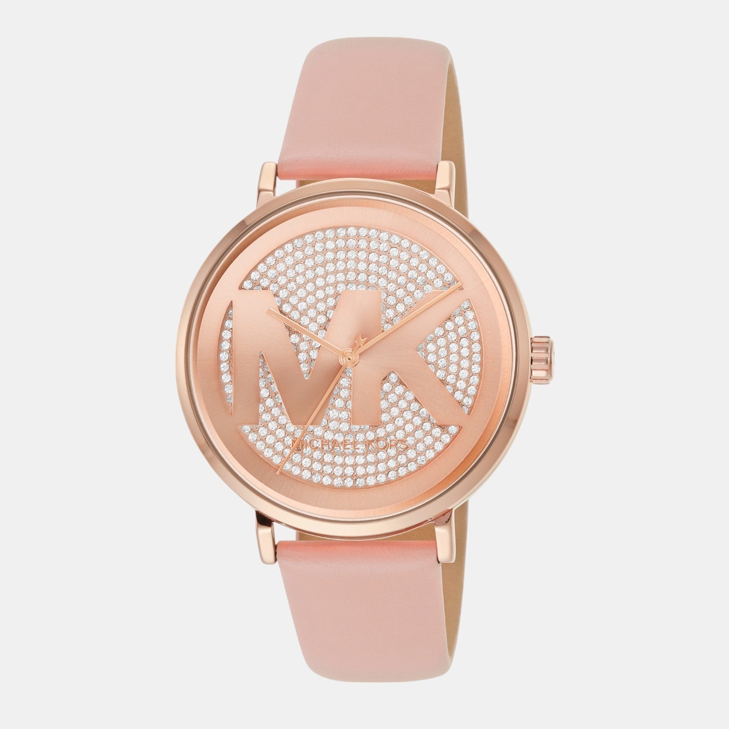 Michael Kors Addyson Women Quartz Rose Gold Dial Analog Leather Watch MK2957 - view 2