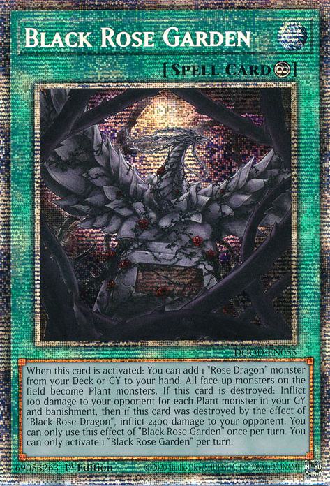 Yu-Gi-Oh! Black Rose Garden - DOOD-EN055 - Starlight Rare - 1st Edition