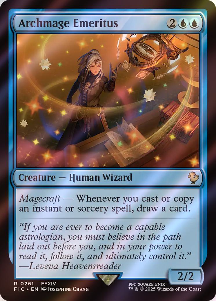 Archmage emeritus 261 – Magic Archmage Emeritus [261] [FINAL FANTASY: Commander] [Surge Foil]