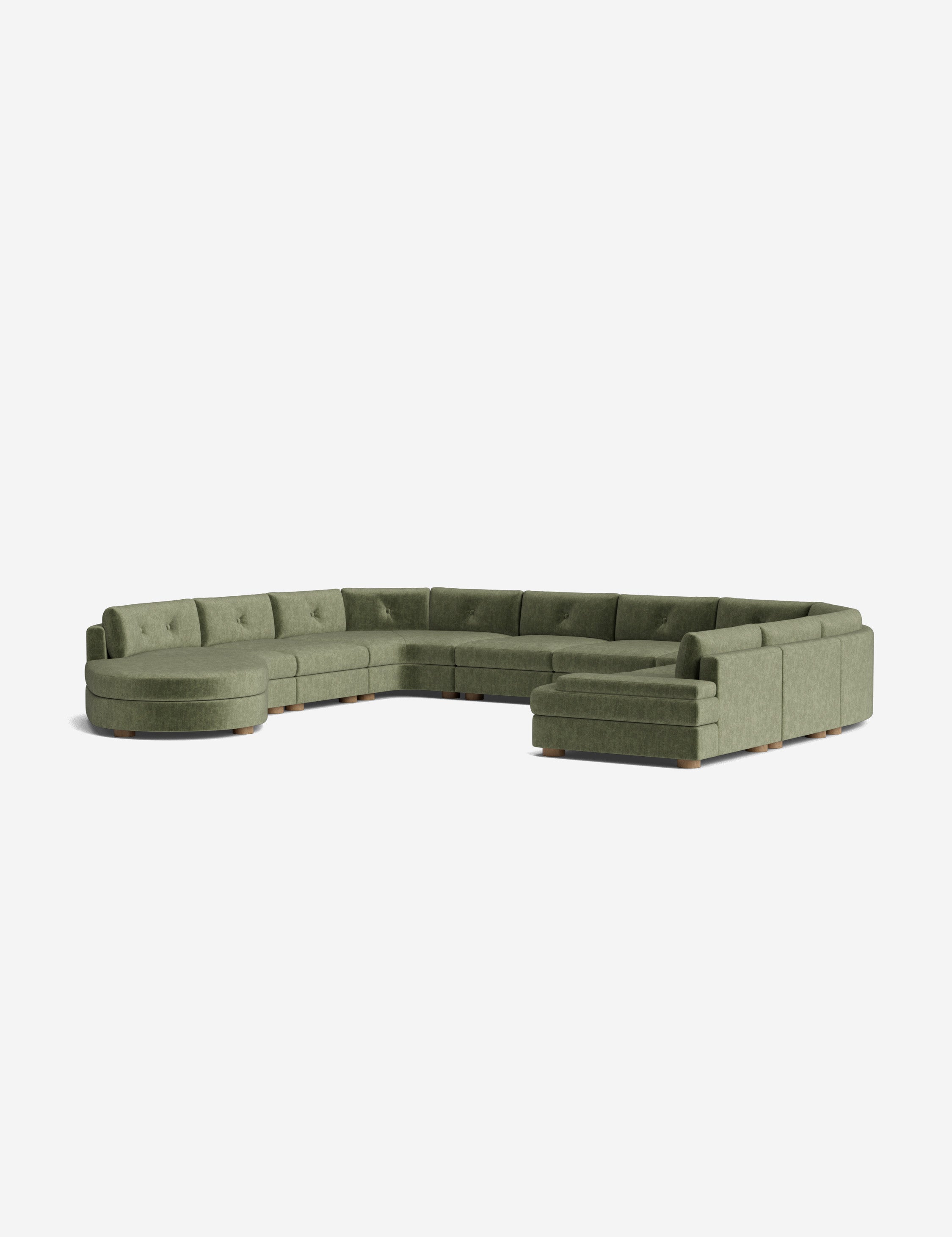 Lulu and Georgia Hill Modular U-Shaped Sectional Sofa - view 36