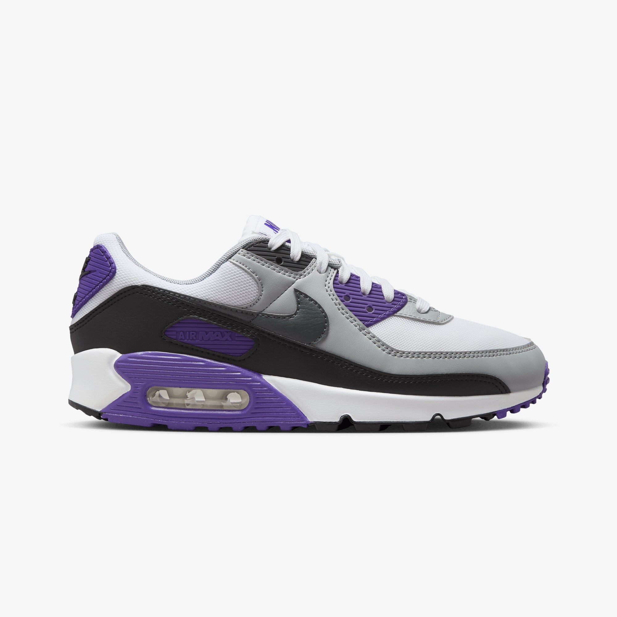 Nike | AIR MAX 90 { WHITE/IRON GREY-BLACK-WOLF GREY