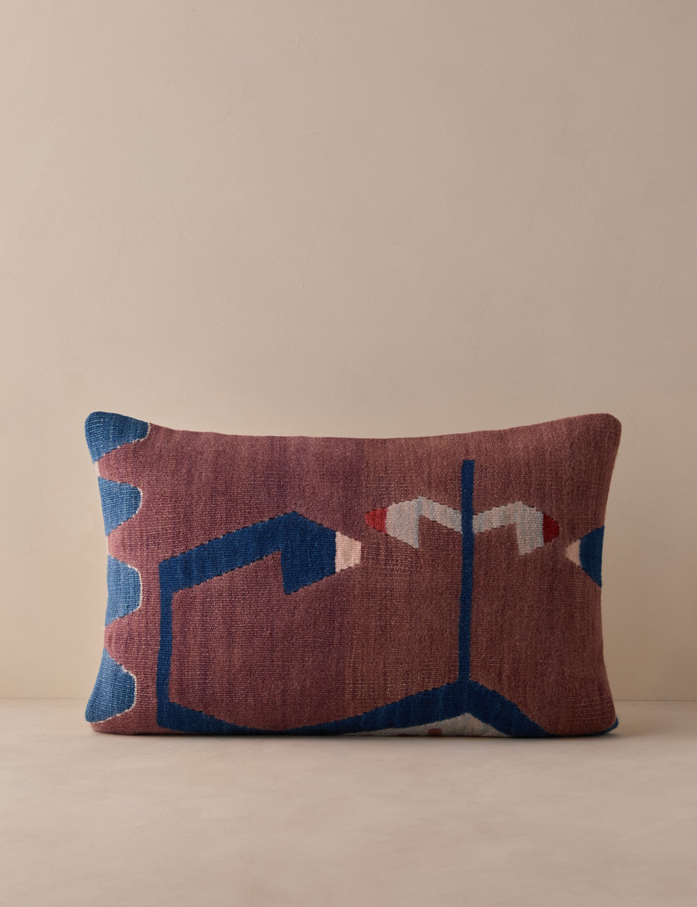 Lulu and Georgia Vintage Lumbar Pillow No. 362, 16" x 24"