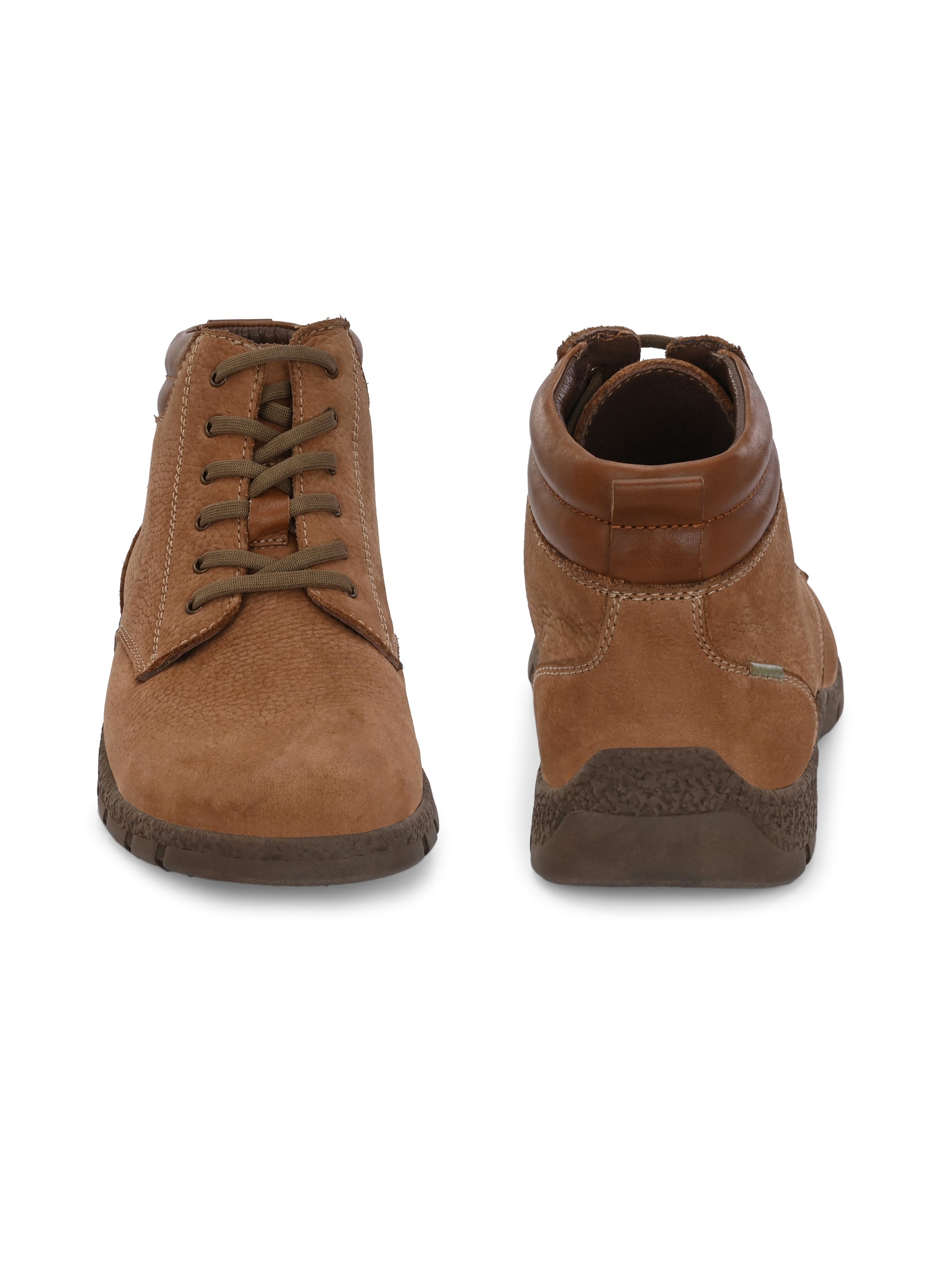 Mudtrail Lace-Up High Ankle Boots by Aspeerio - view 12