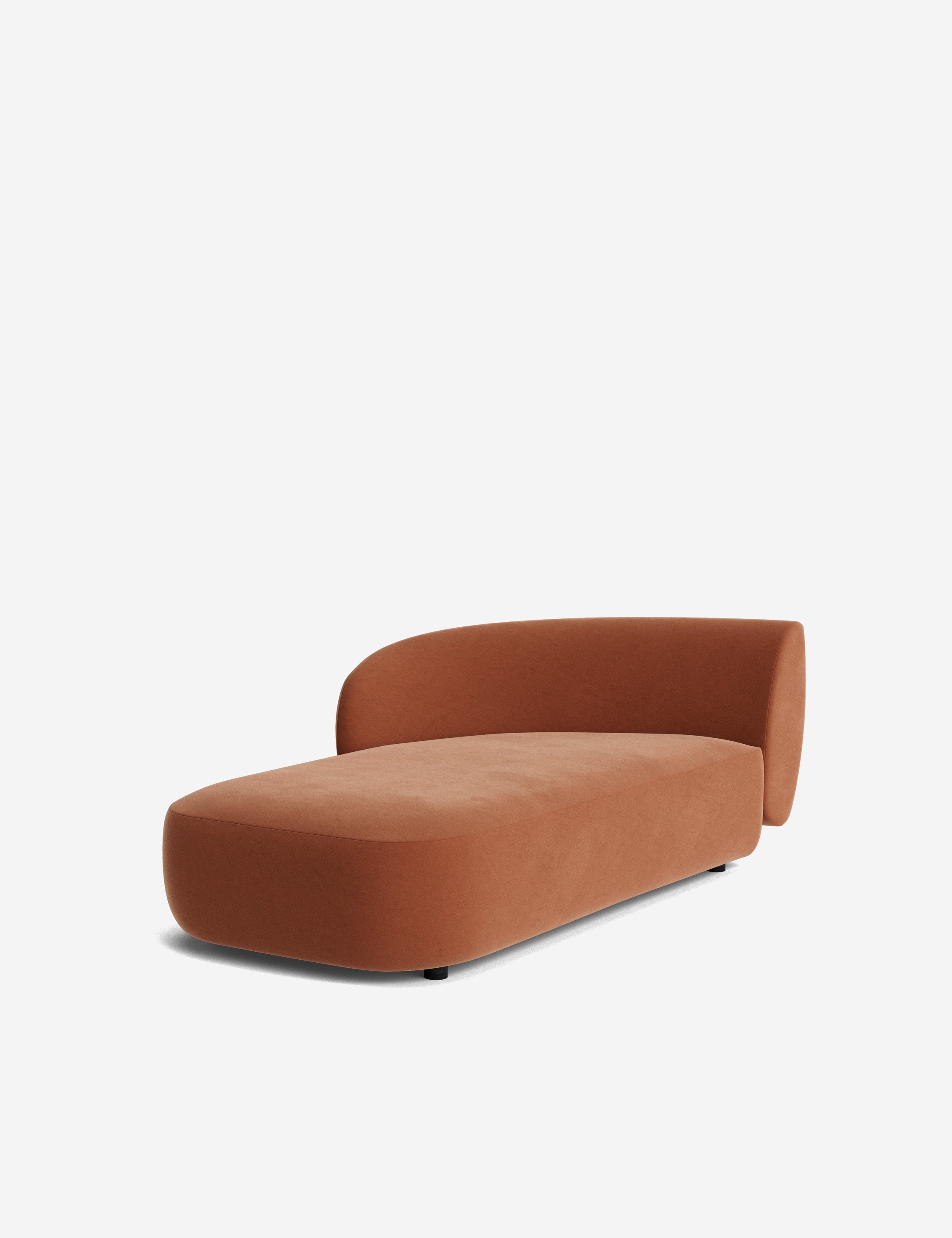 Lulu and Georgia Claret Modular Left Chaise - view 195