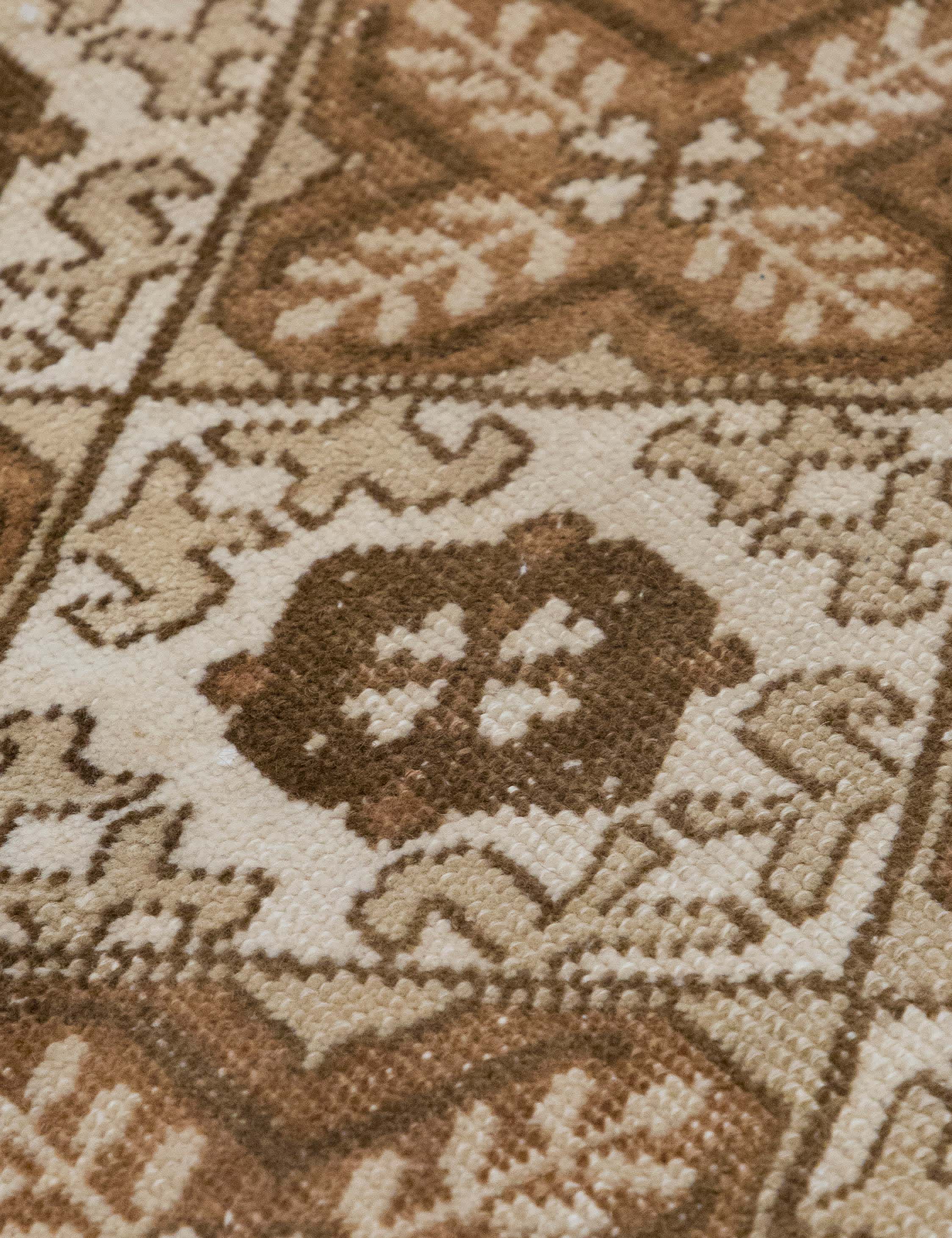 Lulu and Georgia Vintage Turkish Hand-Knotted Wool Runner Rug No. 319, 1'12" x 9'10" - view 2