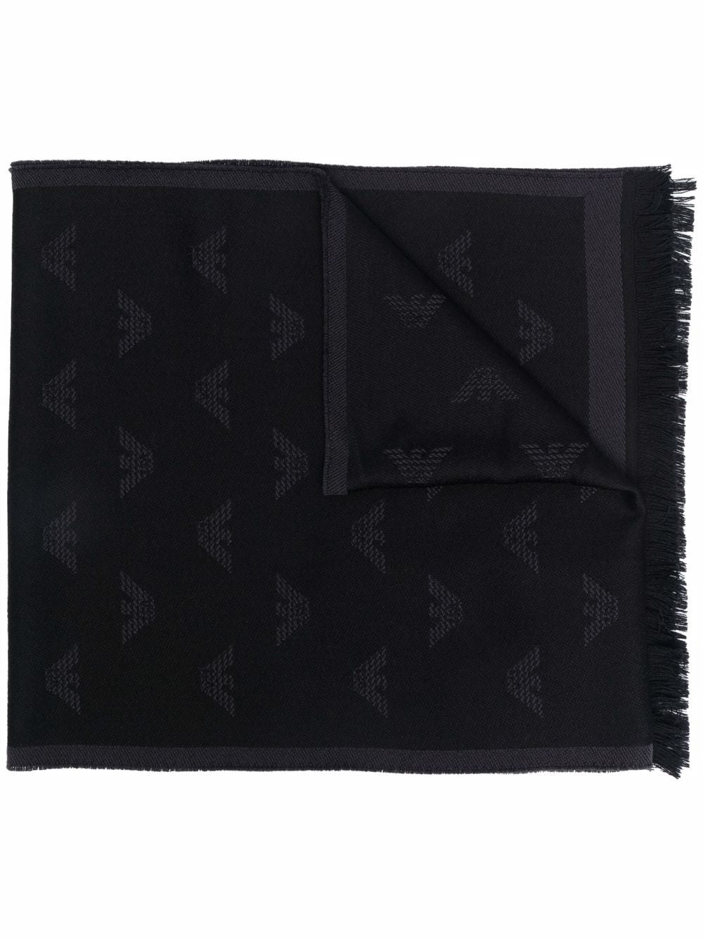 Emporio Armani Scarfs DARK – 100% Wool