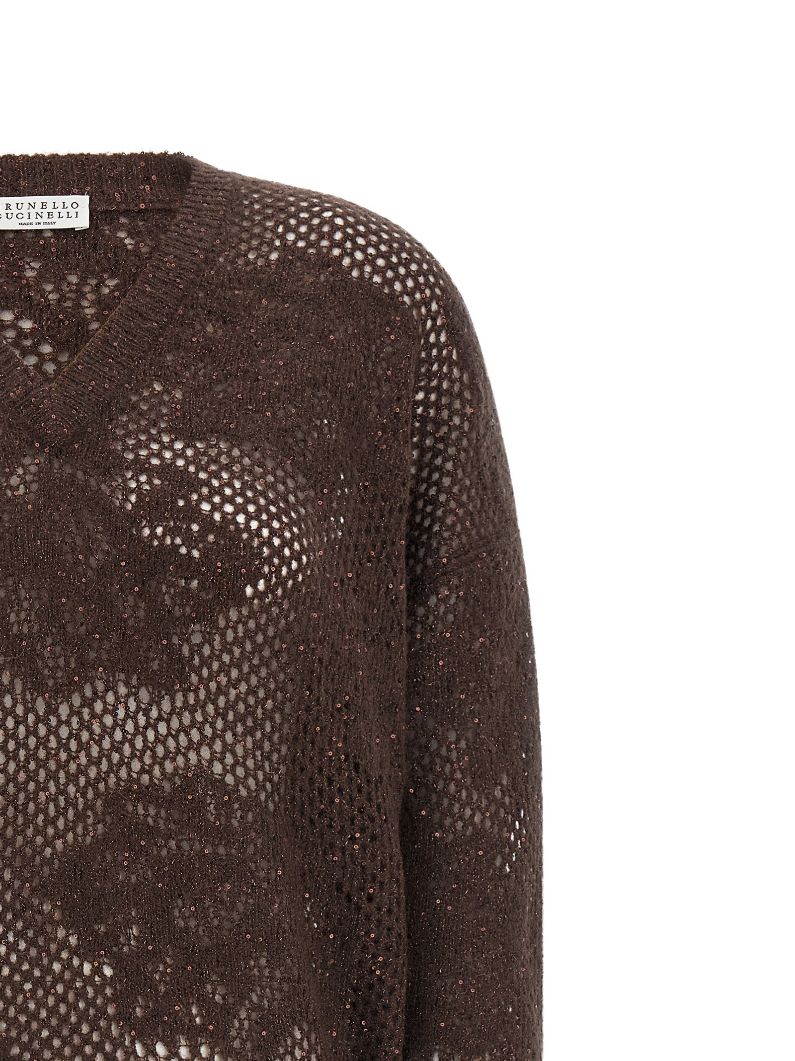 Brunello Cucinelli Flower Lace Sweater - view 3