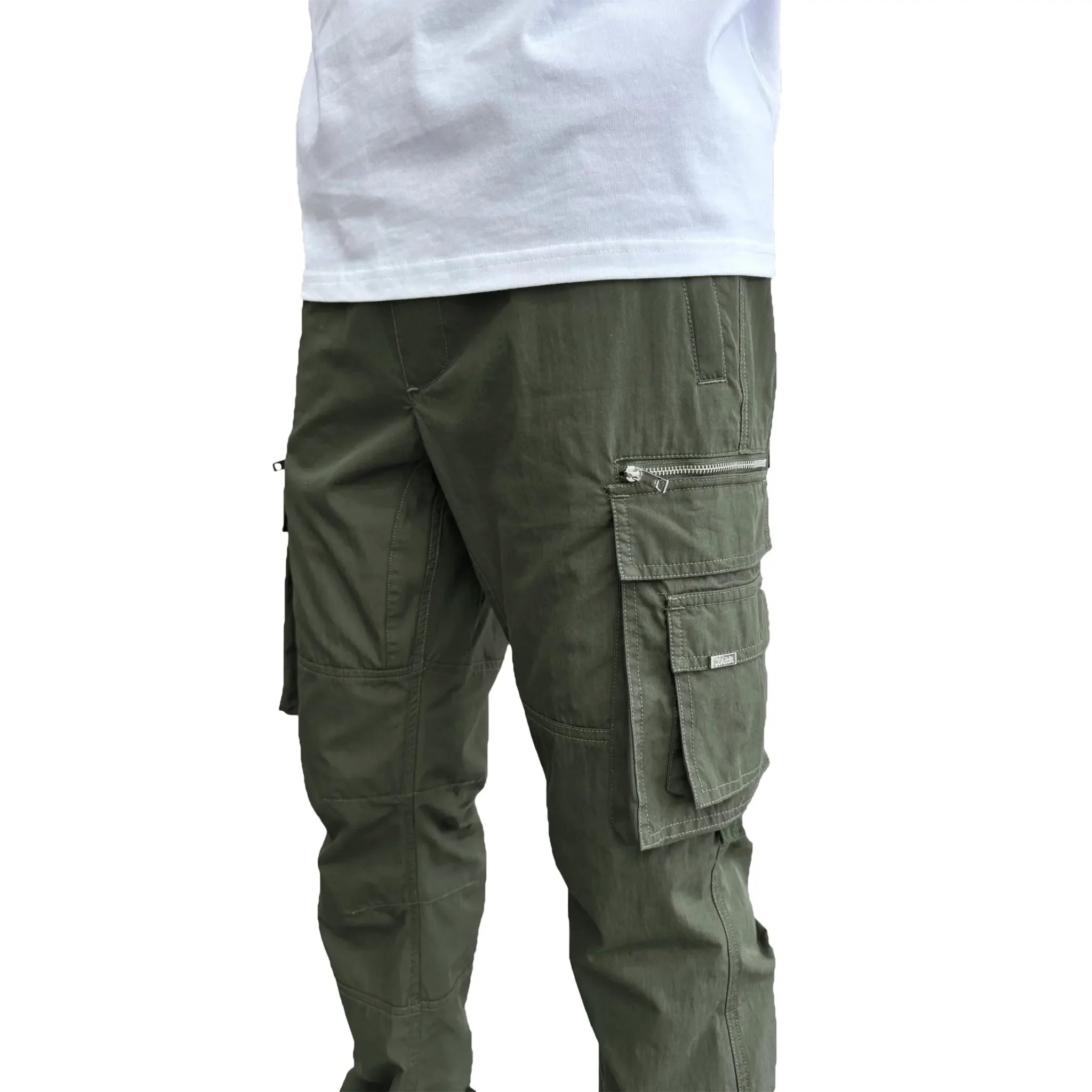 SIARR Military Dark Green Cargo Pants - view 5