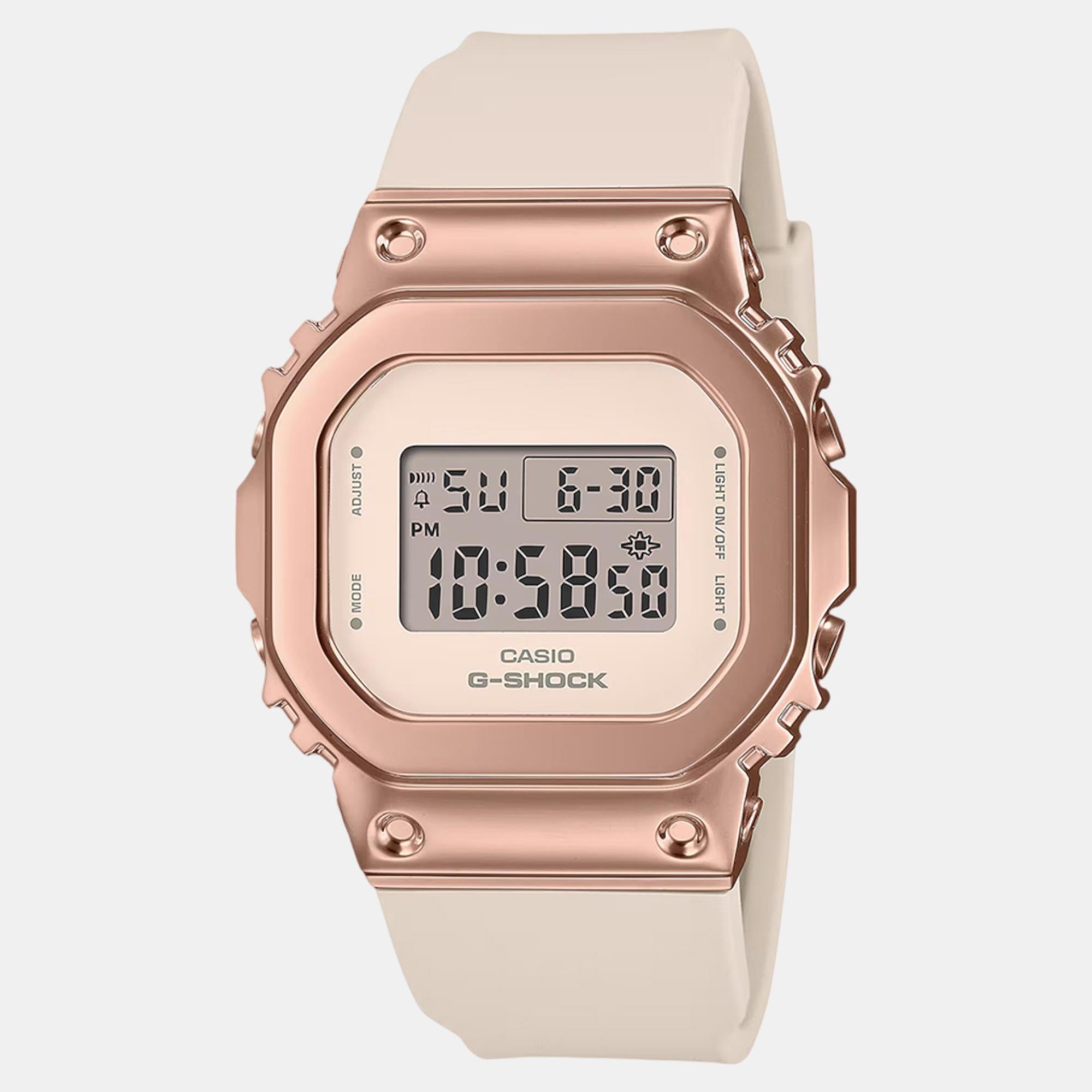 Casio G-Shock Women Quartz Pink Dial Digital Resin Watch G1536