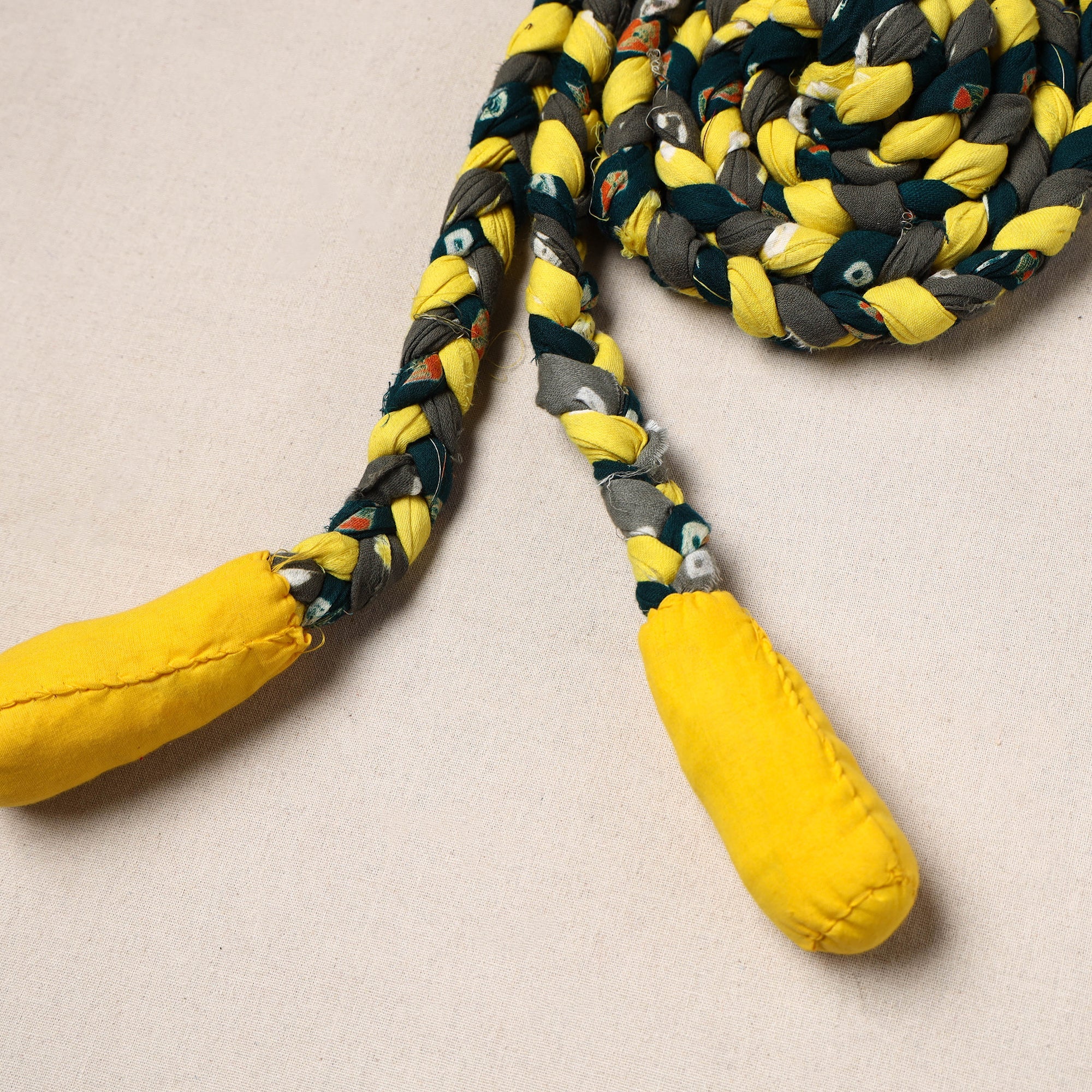 NOORI BAZAR Handmade Upcycled Fabric Skipping Rope 35 - view 3