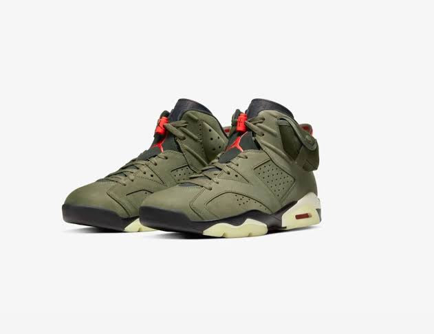 Cop Underdog Travis Scott x Air Jordan 6 Retro 'Olive'