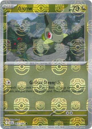 Pokémon Axew - Master Ball Pattern - 068/086 - Common [sv105b-068] [Reverse Holo]