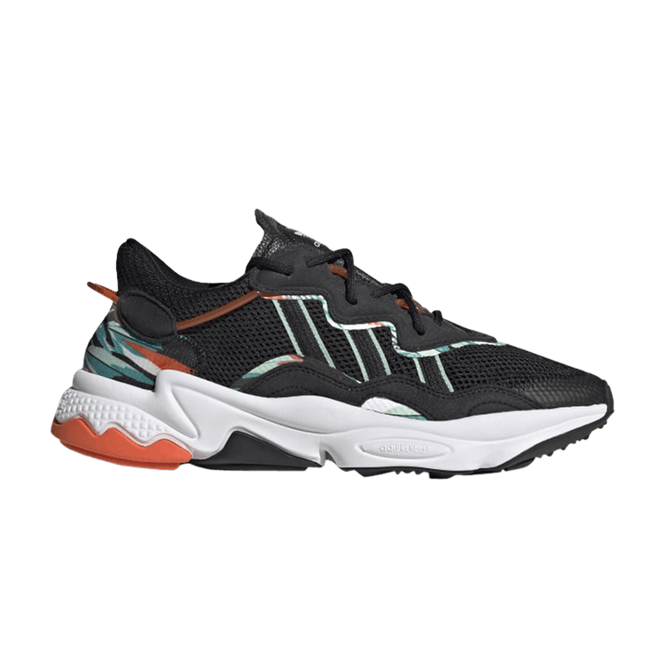 adidas Ozweego Geometric Jungle Print Black