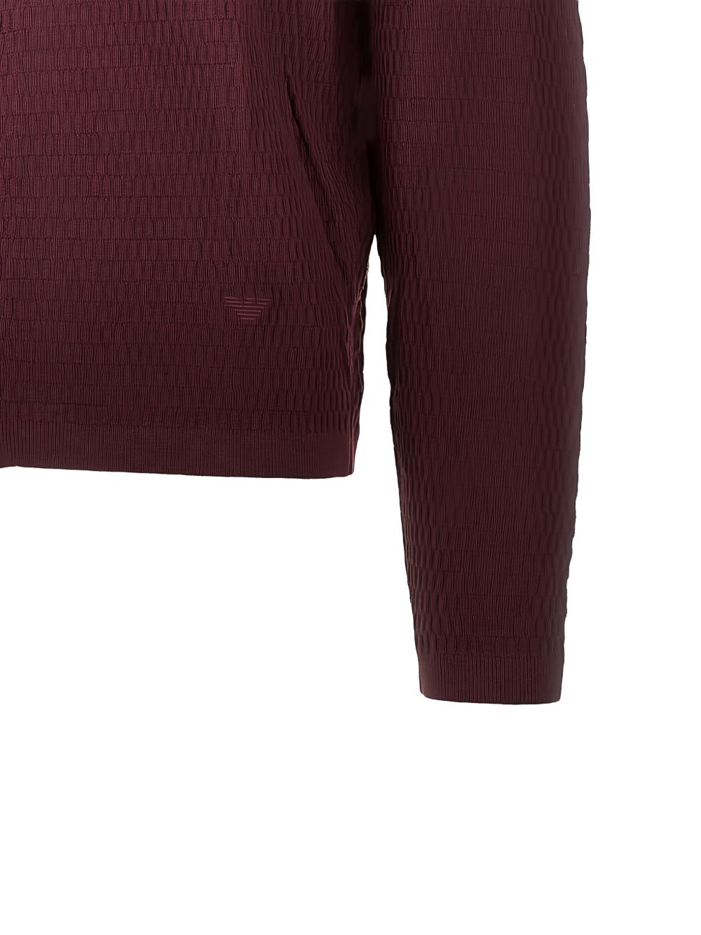 Emporio Armani Sweaters BORDEAUX – 100% Virgin Wool - view 2
