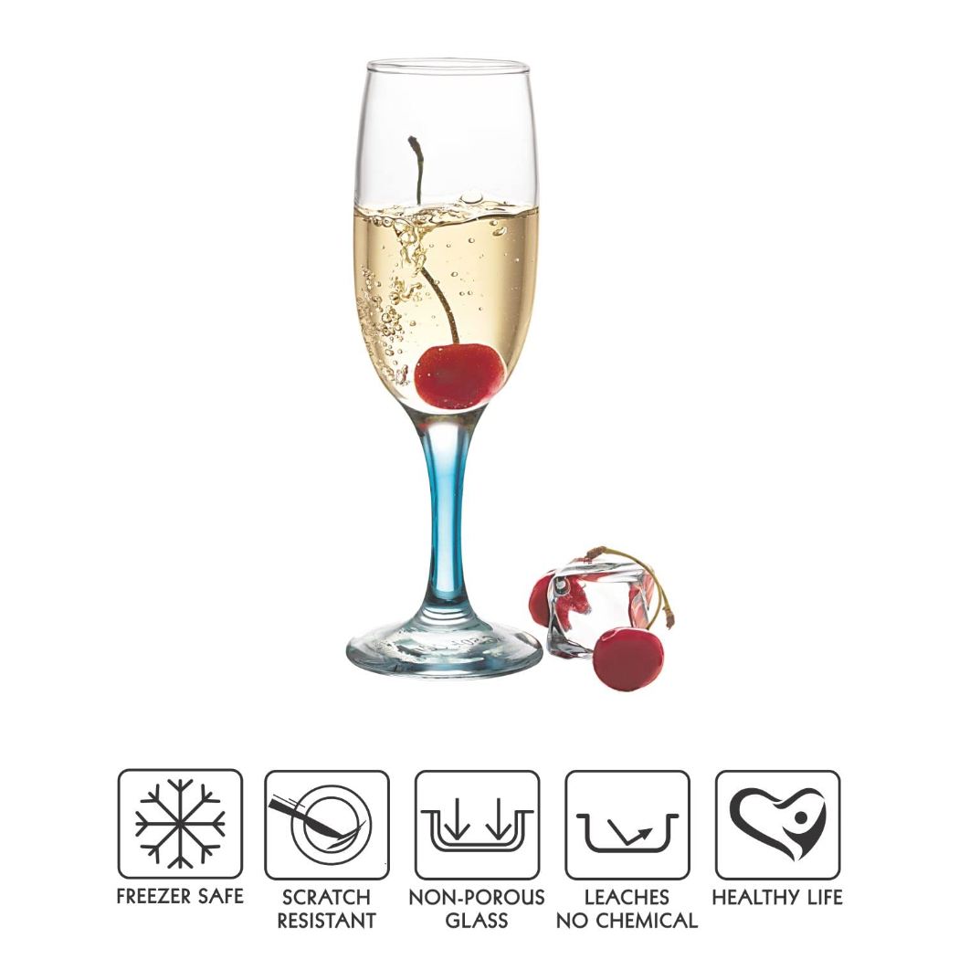 Cello Elegance Champagne Glass Tumblers, Set of 6 - view 2