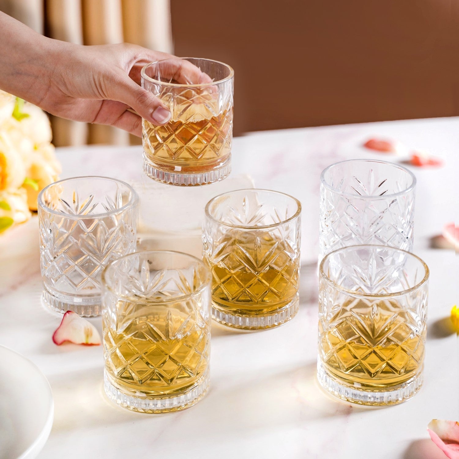 Nestasia Luxe Whiskey Glass Set Of 6 250ml - view 2