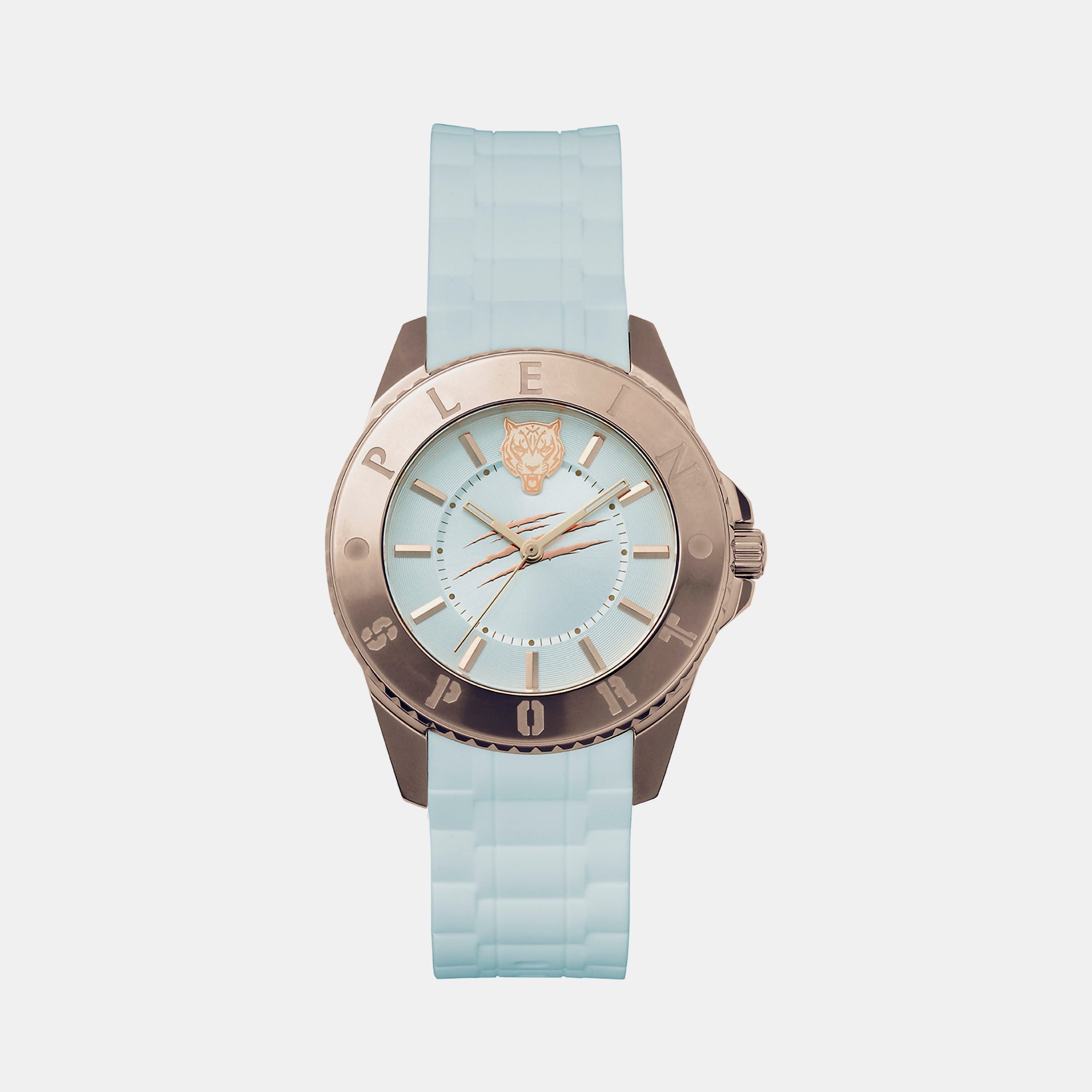 Plein Sports Glam Women Quartz White Dial Analog Silicone Watch PSKBA0423