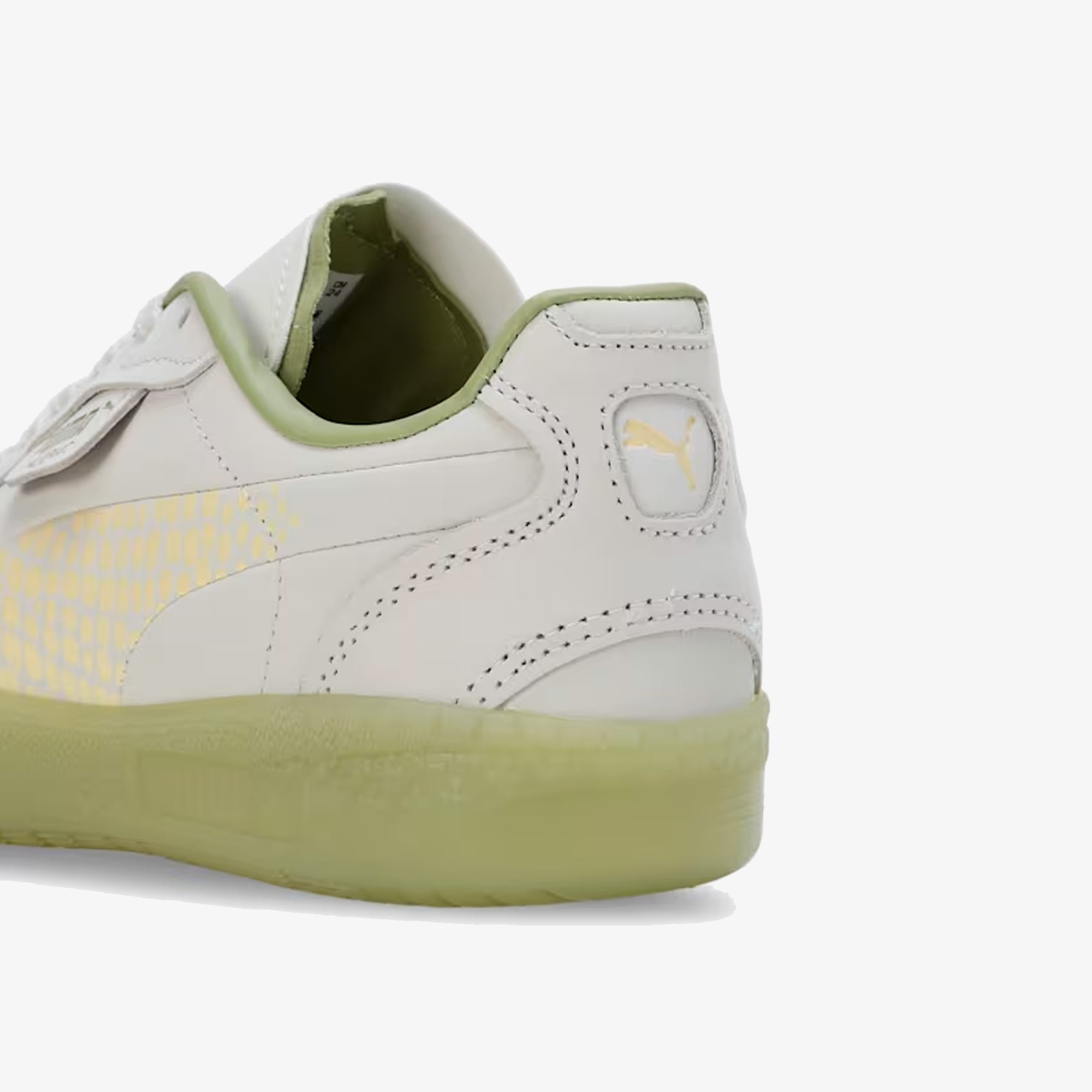 Puma | Palermo { Vapor Gray-creamy/green - view 4