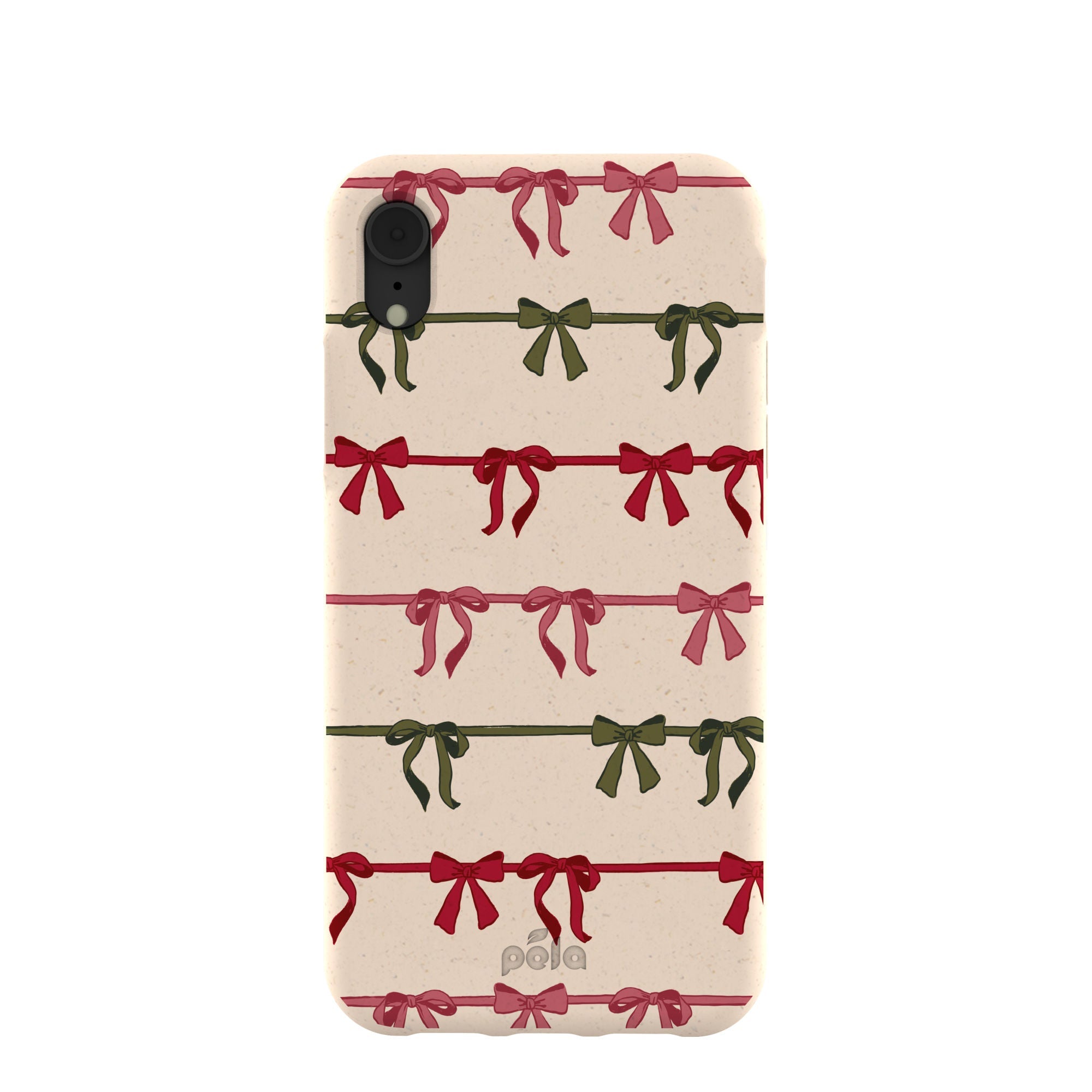Pela Case Seashell Holiday Bows iPhone XR Case
