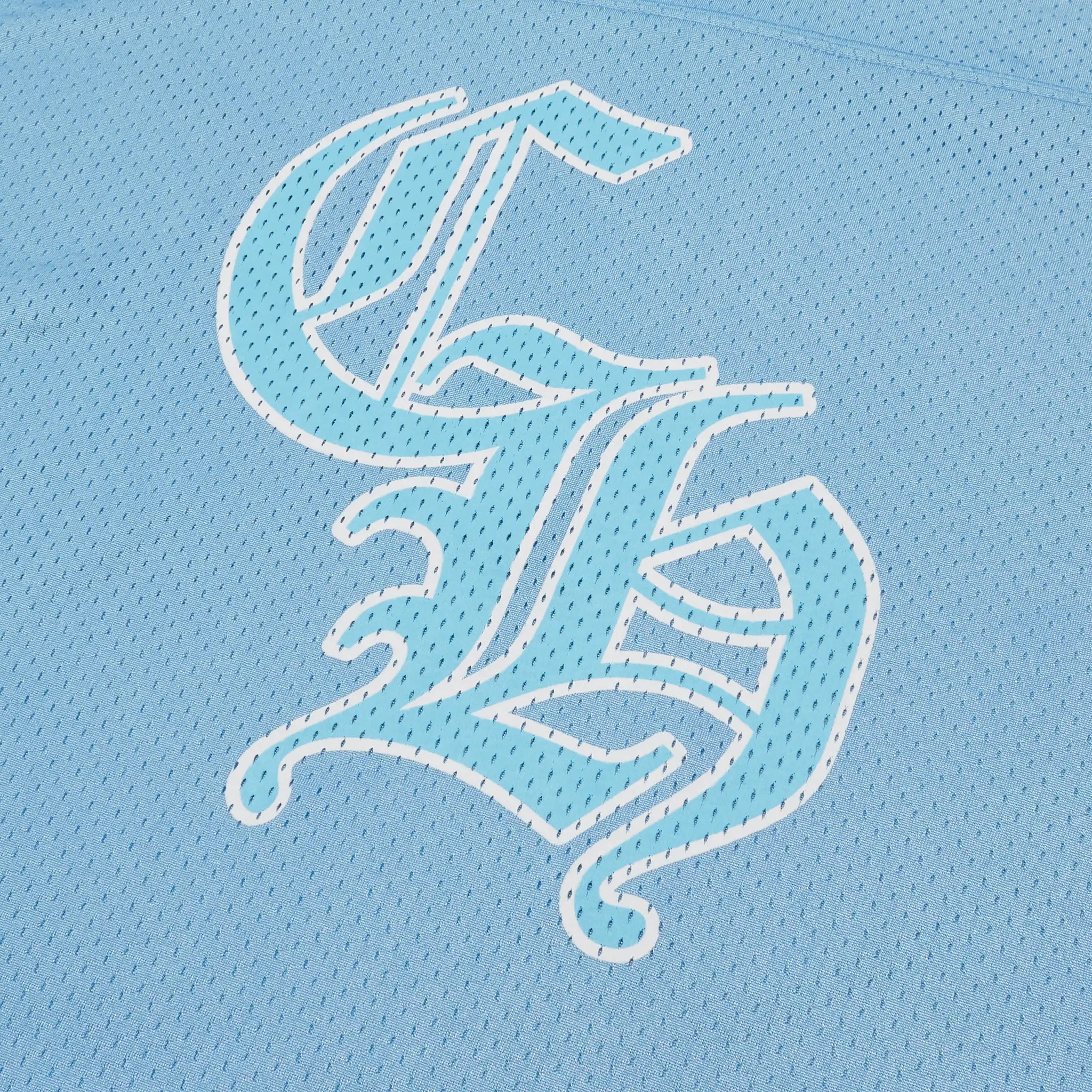 Chrome Hearts Stadium Mesh Short Sleeve Blue Jersey - view 7