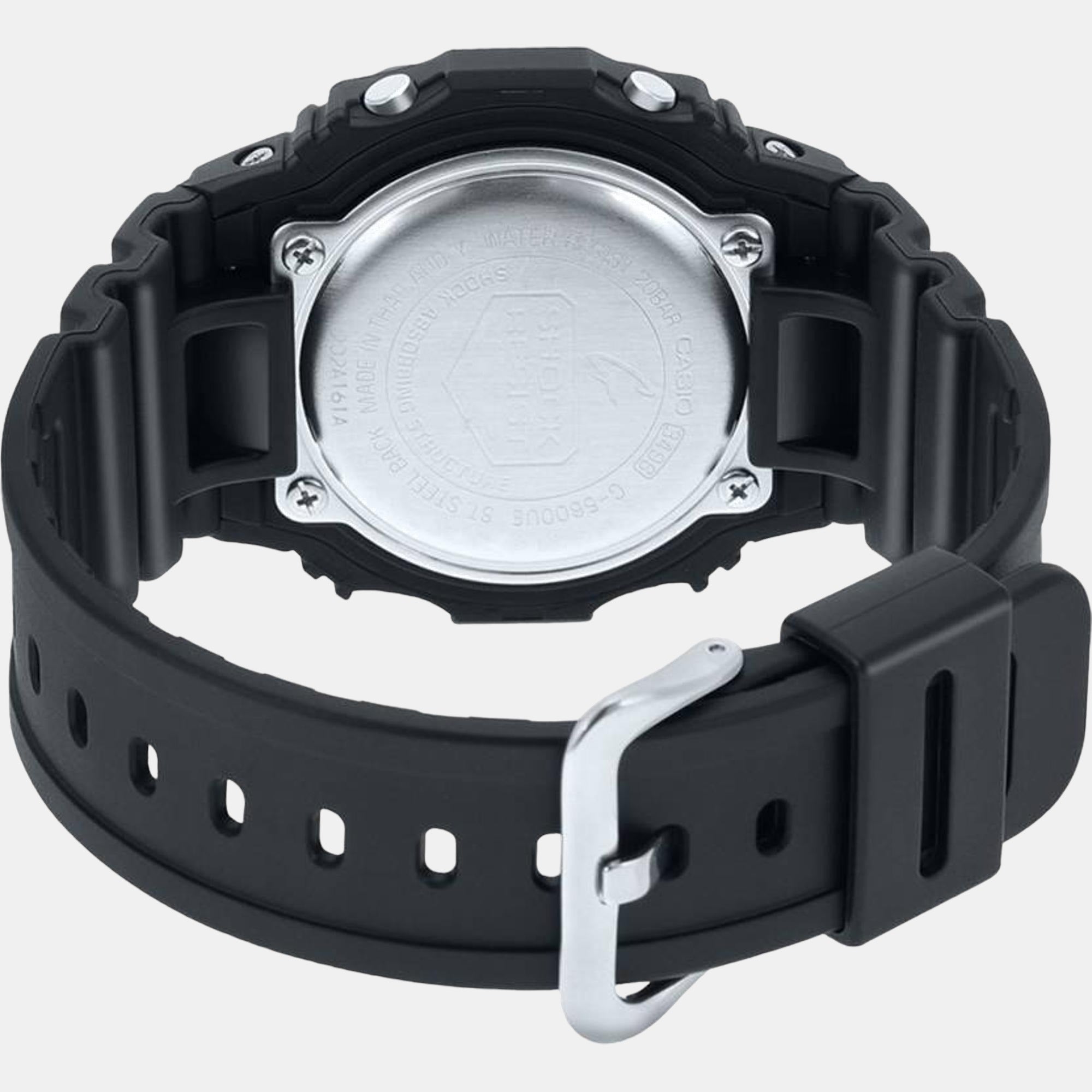 Casio G-Shock Men Quartz Black Dial Digital Resin Watch G1166 - view 3