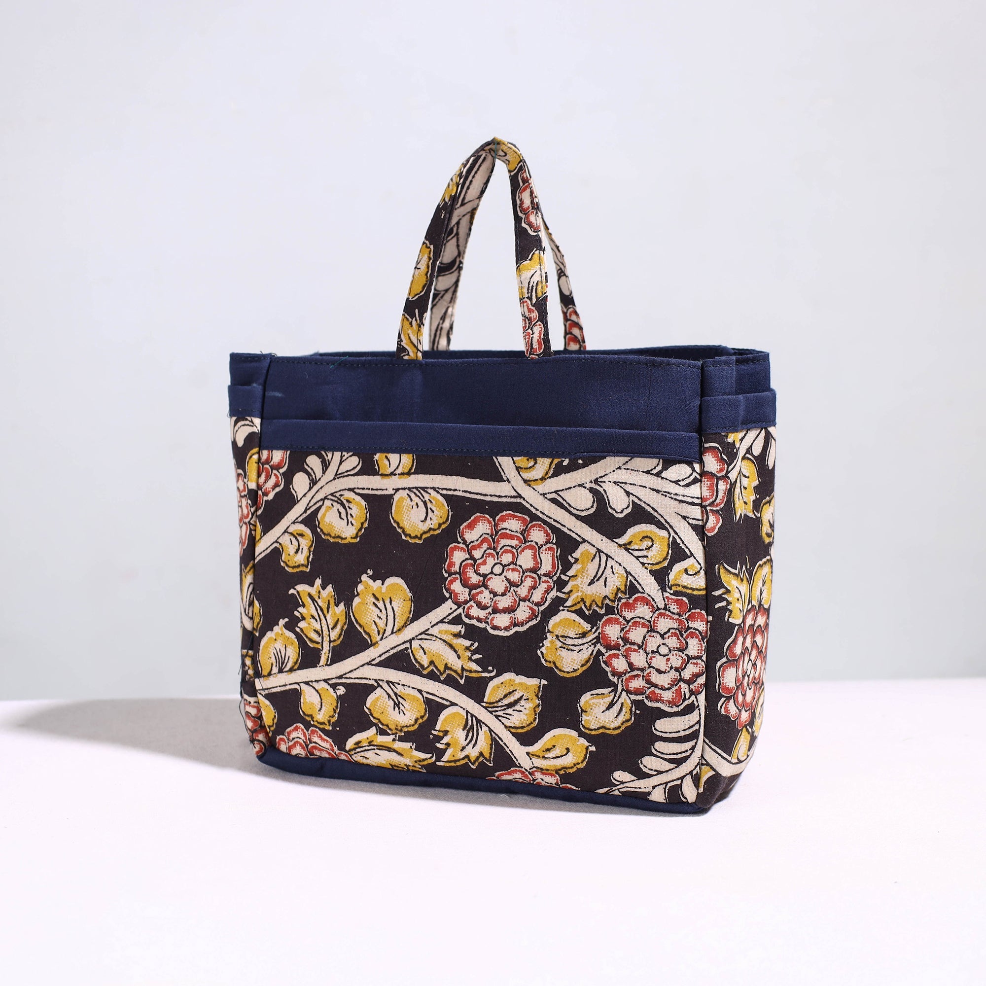 NOORI BAZAR Black - Handmade Cotton Multipurpose Cosmetic/Toiletry Bag 17 - view 2