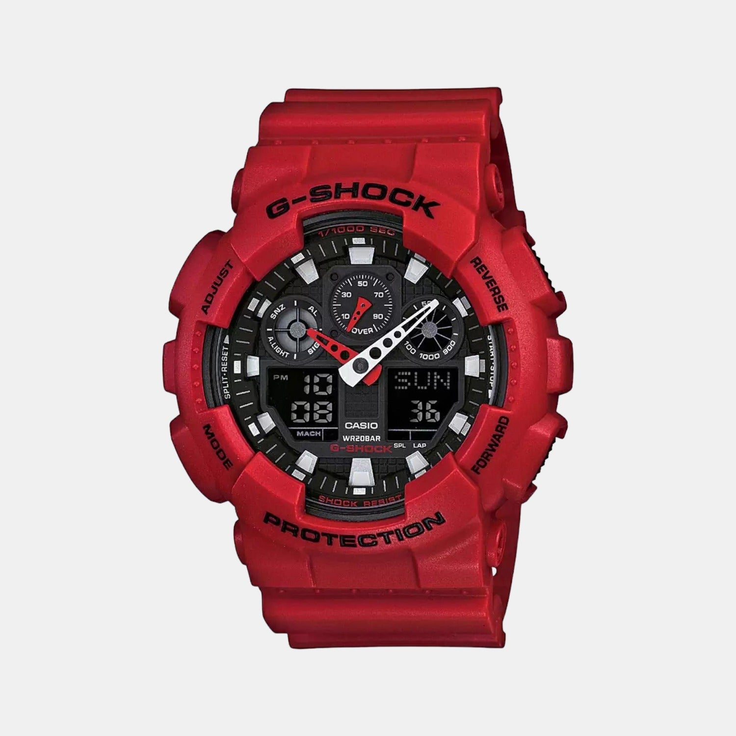 Casio G-Shock Men Quartz Black Dial Analog-Digital Resin Watch G344