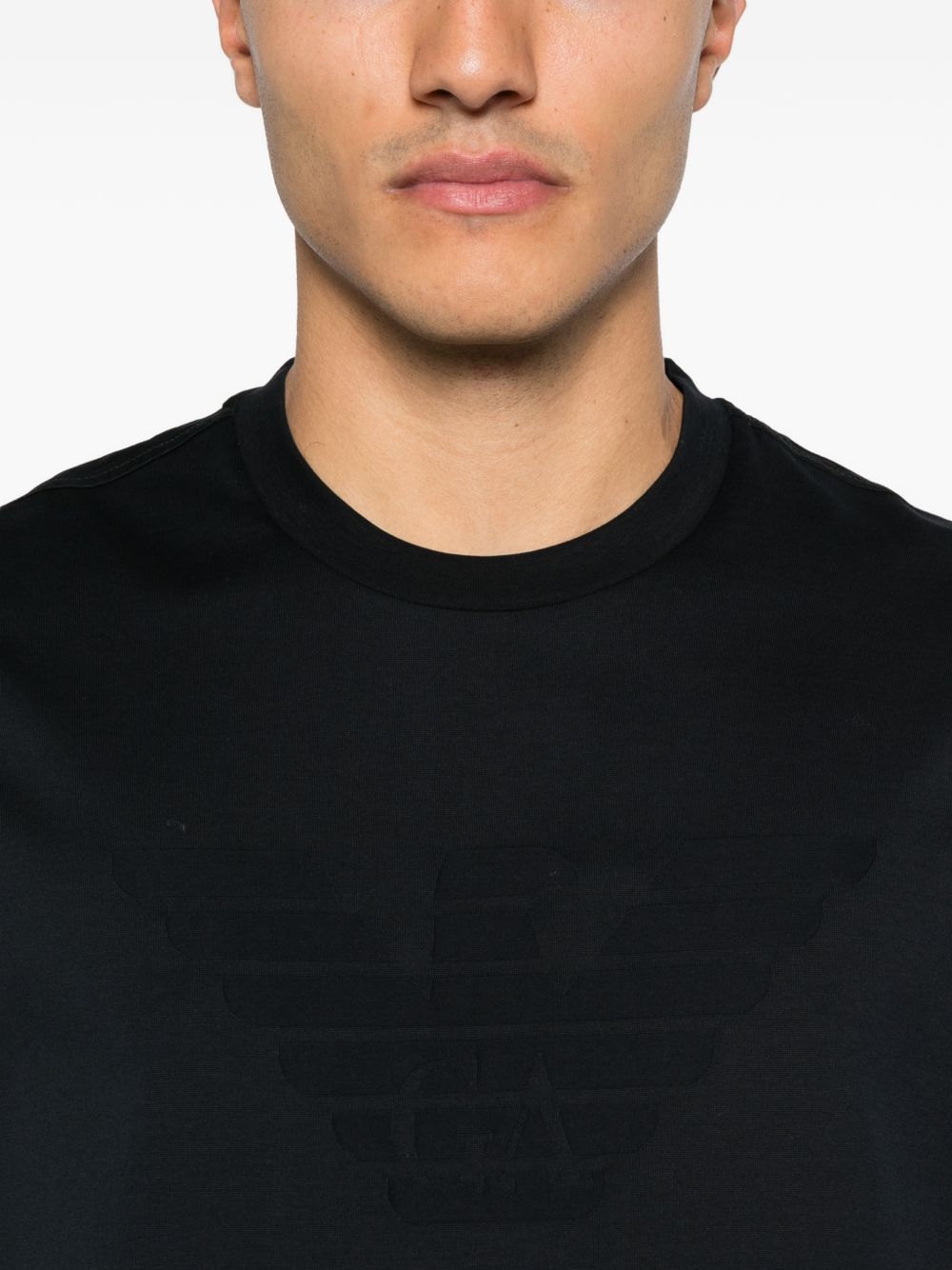 Emporio Armani Logo cotton t-shirt – 100% Cotton - view 2