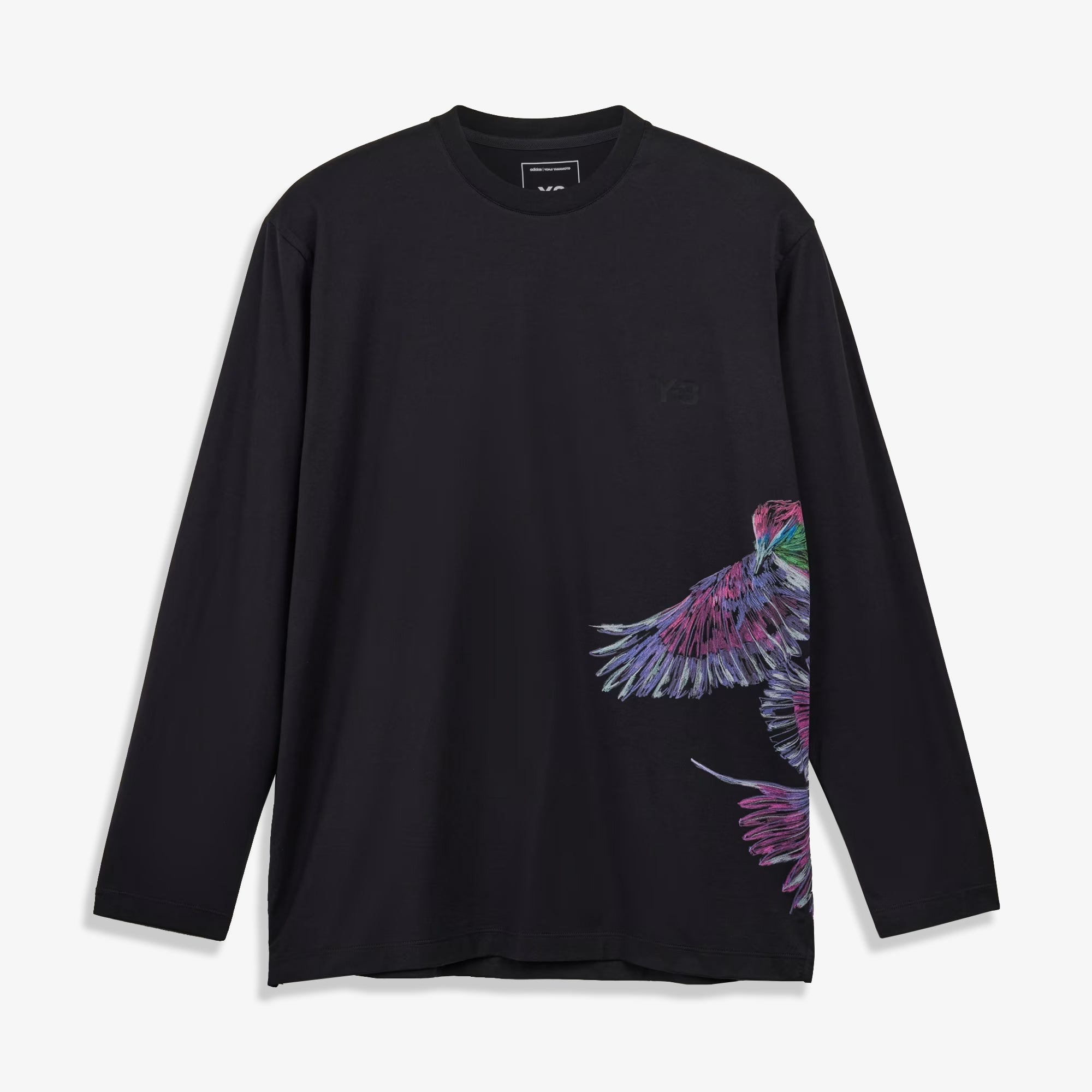 Y-3 | Graphic Long Sleeve Long-sleeve Top { Black