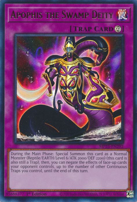 Yu-Gi-Oh! Apophis the Swamp Deity - MP25-EN292 - Ultra Rare - 1st Edition
