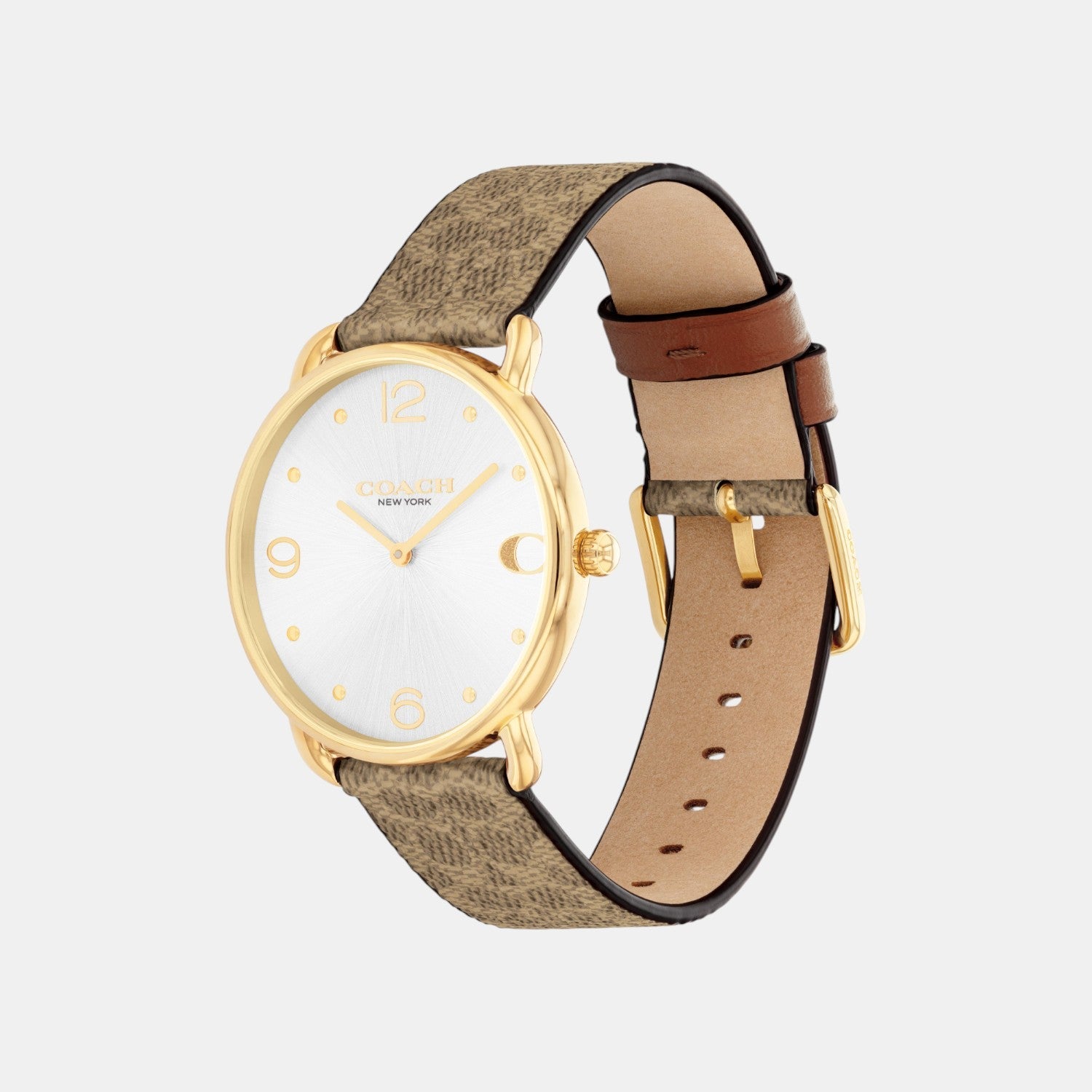 Coach Elliot Women Quartz Silver Dial Analog Leather Watch 14504205 - view 2