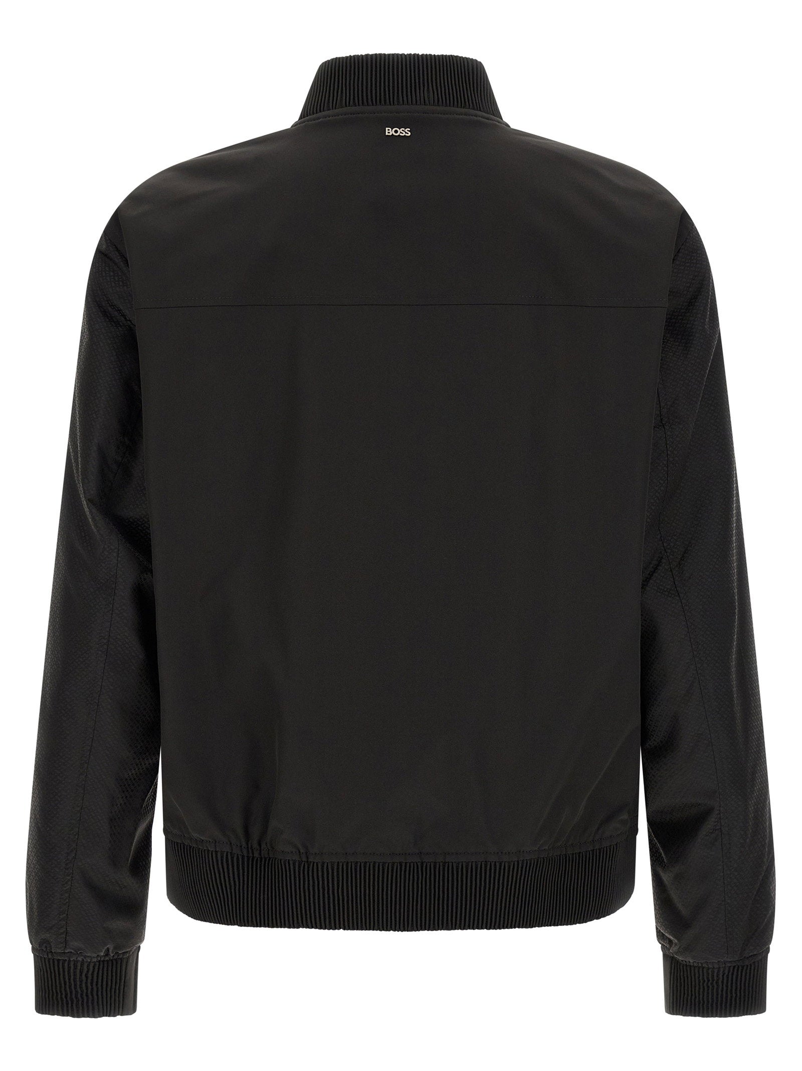 Hugo Boss Monogram Sleeve Bomber Jacket – 100% polyester - view 2